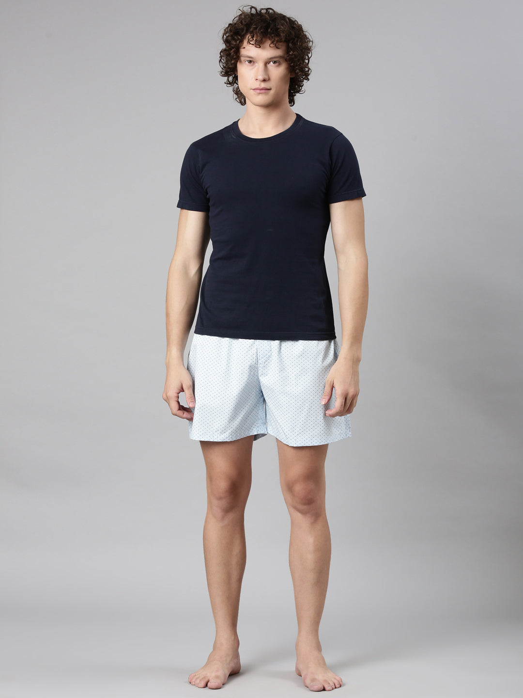 Classic Polo Men's All-Over Print Slim Fit Cotton Boxer Shorts Pack Of 2 | BXT-117-PRT-PRT