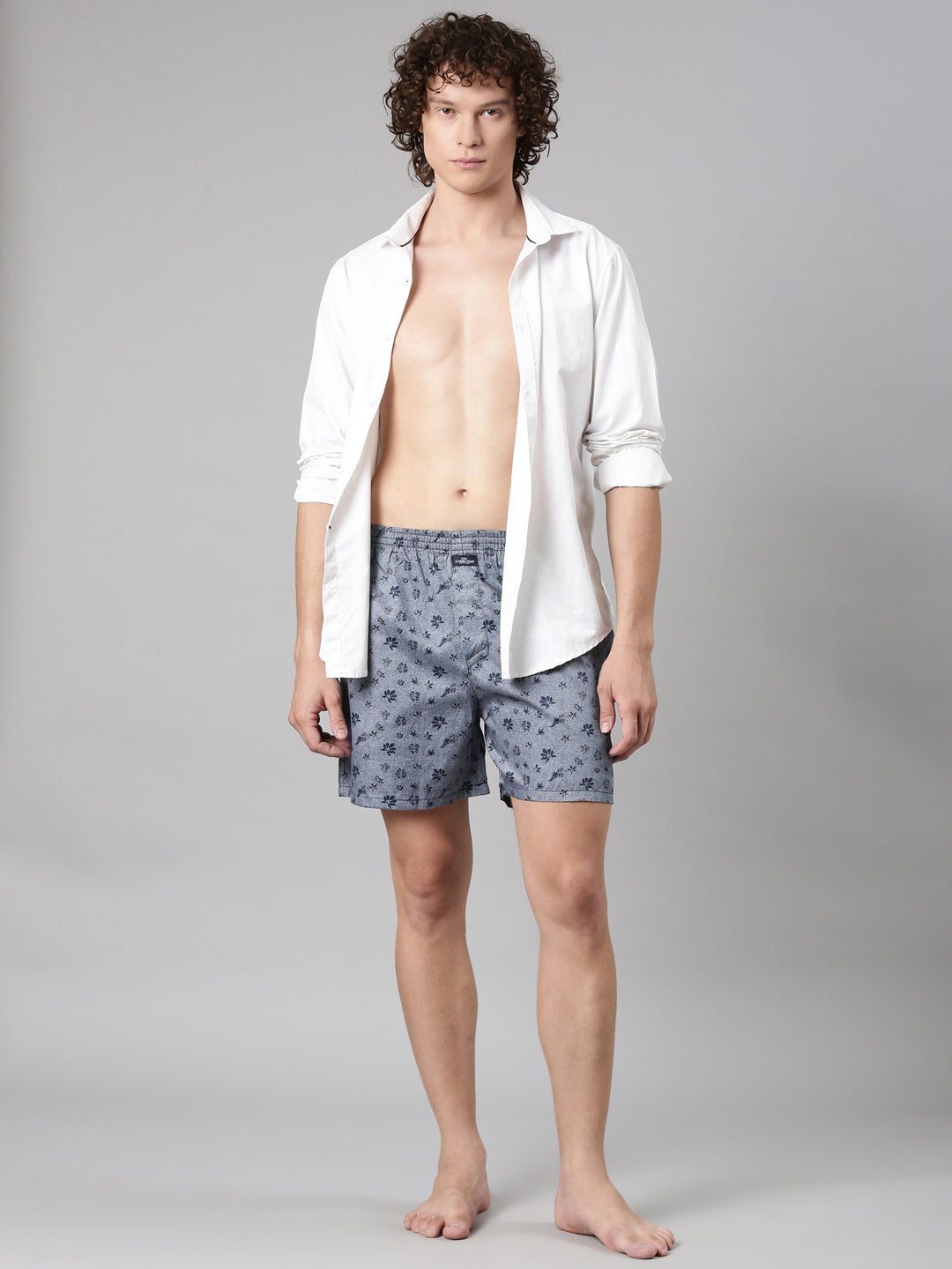 Classic Polo Men's All-Over Print Slim Fit Cotton Boxer Shorts Pack Of 2 | BXT-94-PRT-PRT