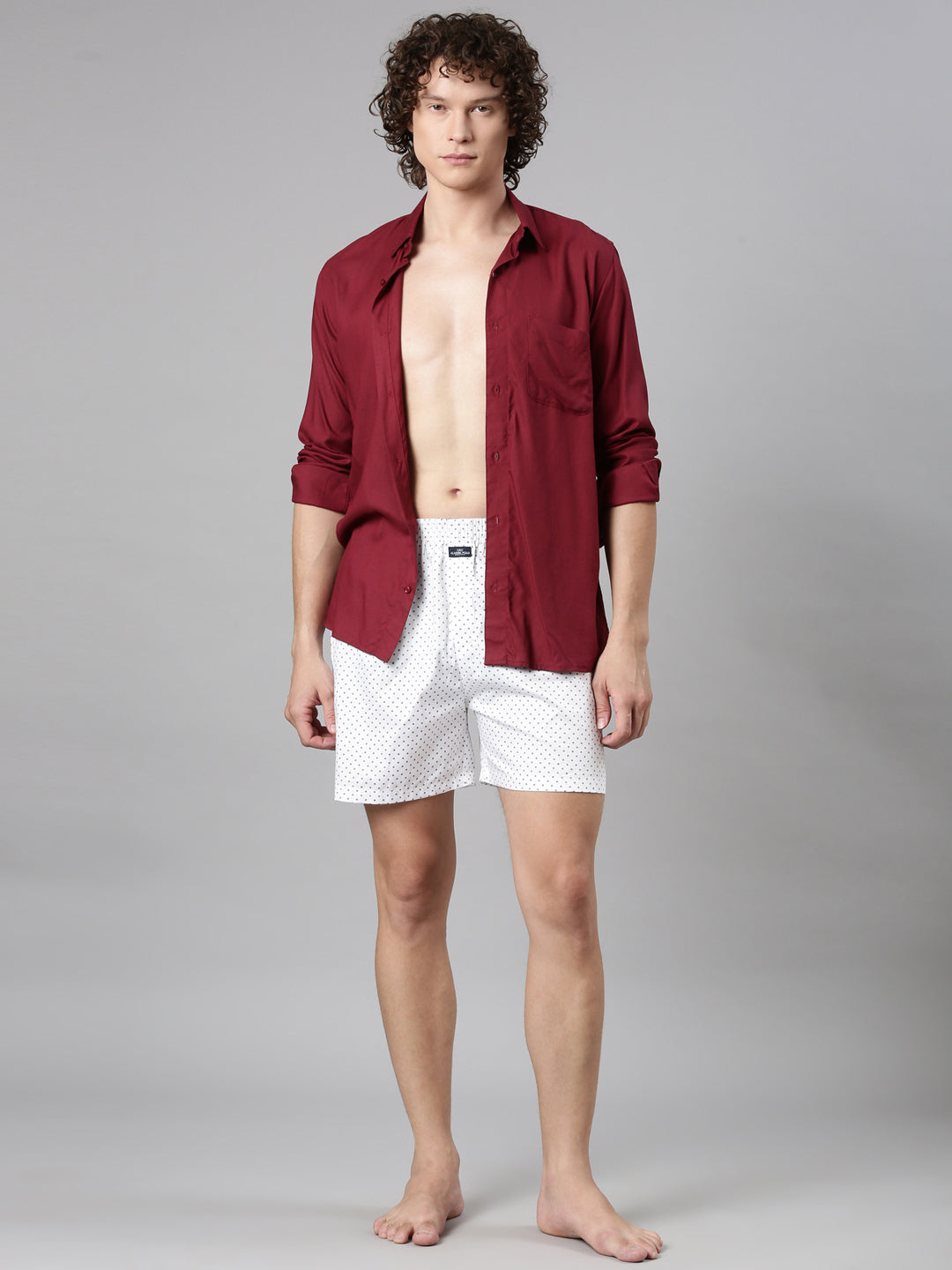 Classic Polo Men's All-Over Print Slim Fit Cotton Boxer Shorts Pack Of 2 | BXT-120-PRT-PRT