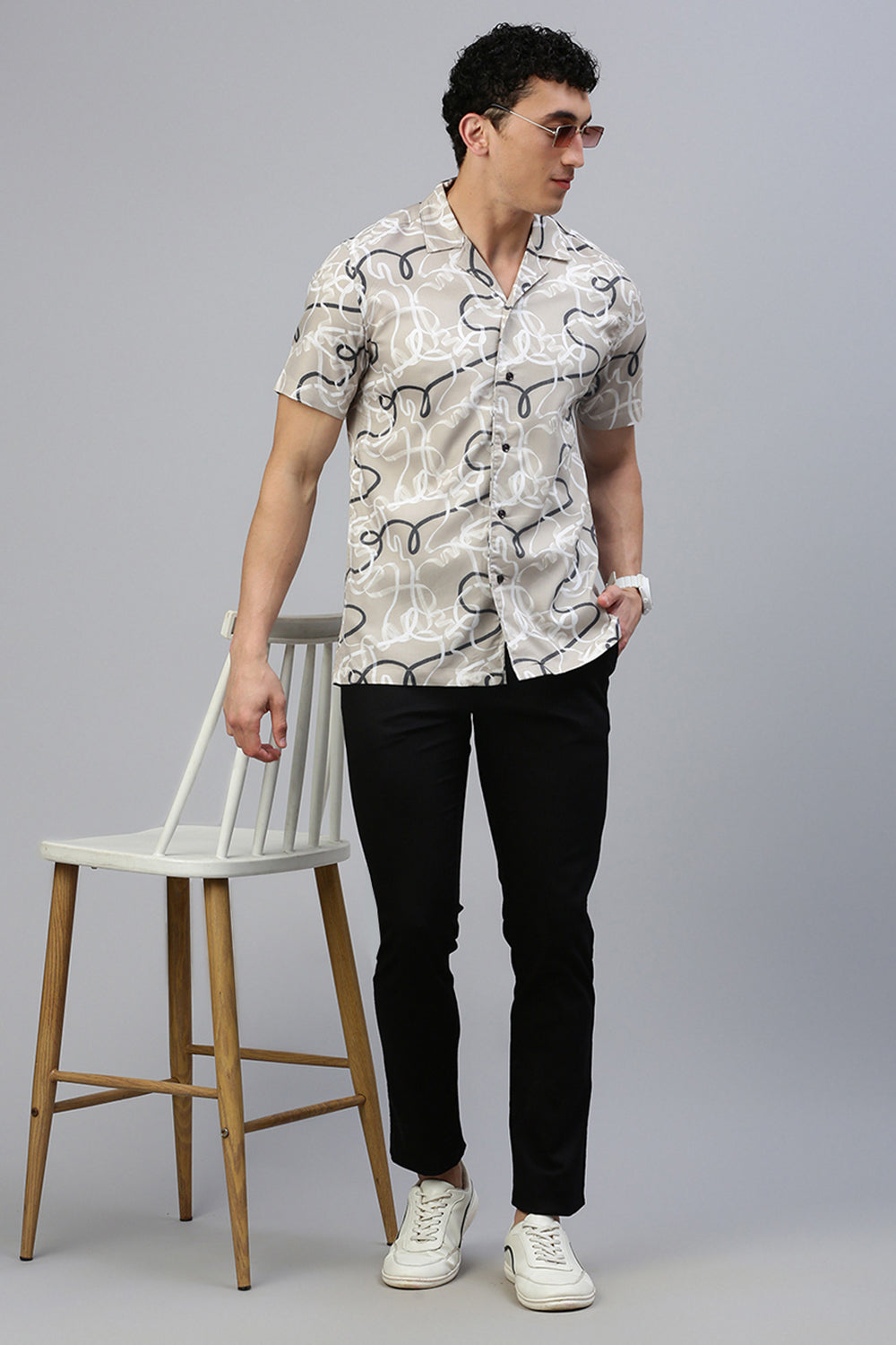 Classic Polo Men's Black Moderate Fit Solid Trouser | TQ1-CL-21 F-BLK-MF-LY