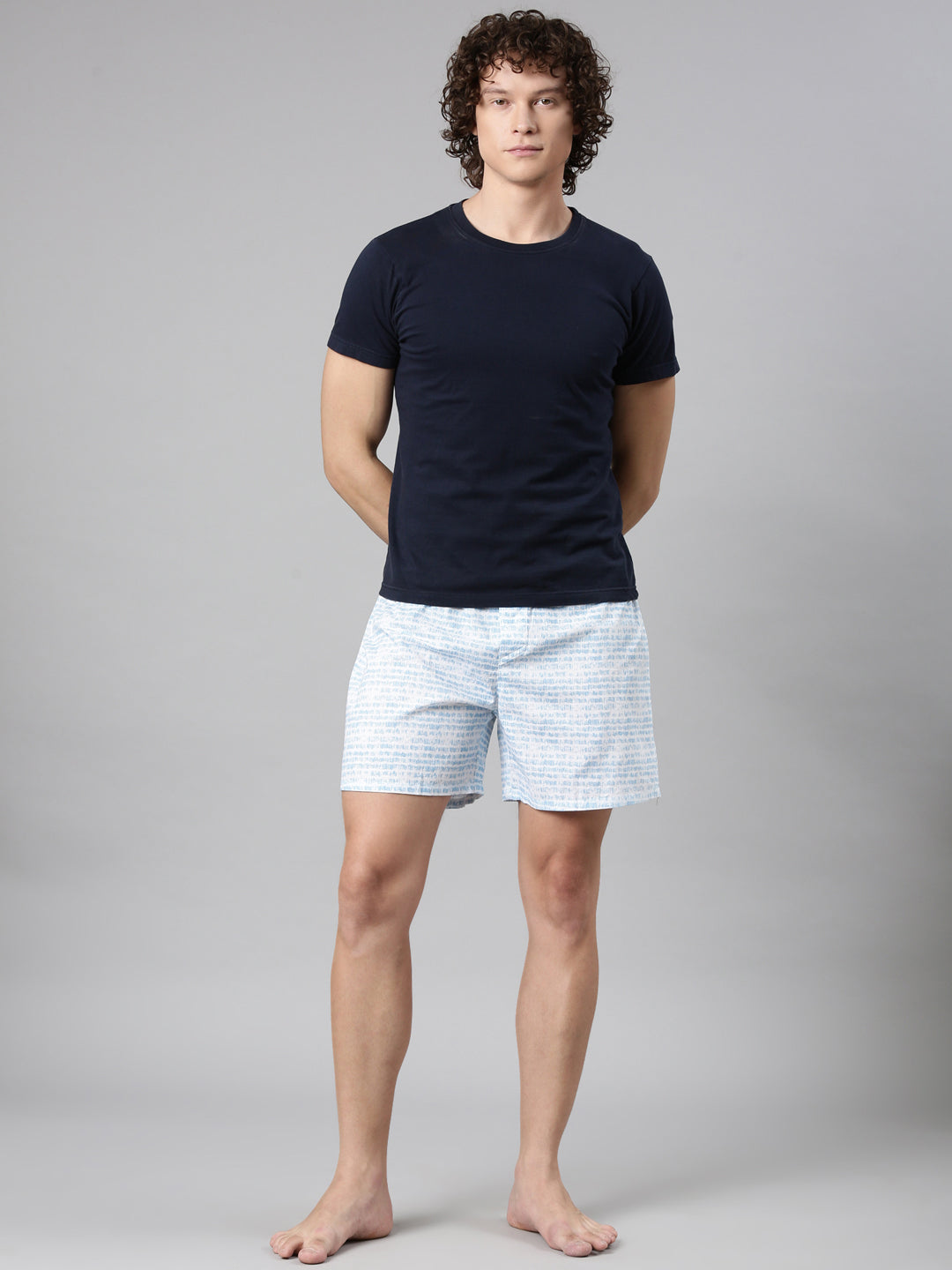 Classic Polo Men's All-Over Print Slim Fit Cotton Boxer Shorts Pack Of 2 | BXT-123-PRT-PRT