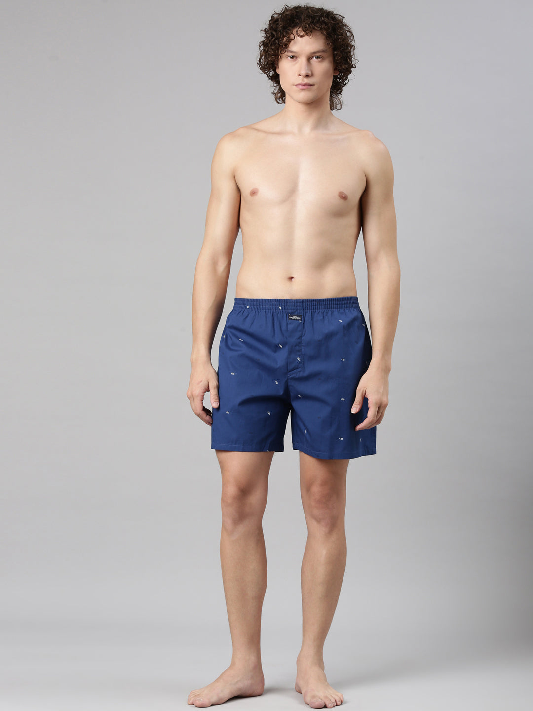 Classic Polo Men's All-Over Print Slim Fit Cotton Boxer Shorts Pack Of 2 | BXT-107-PRT-PRT