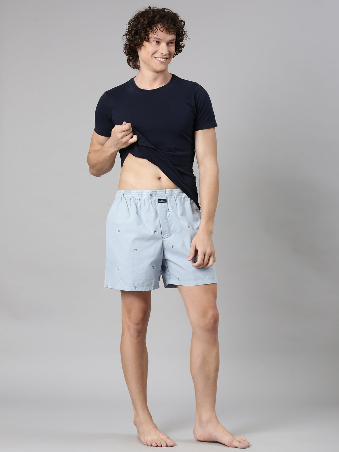 Classic Polo Men's All-Over Print Slim Fit Cotton Boxer Shorts Pack Of 2 | BXT-97-PRT-PRT