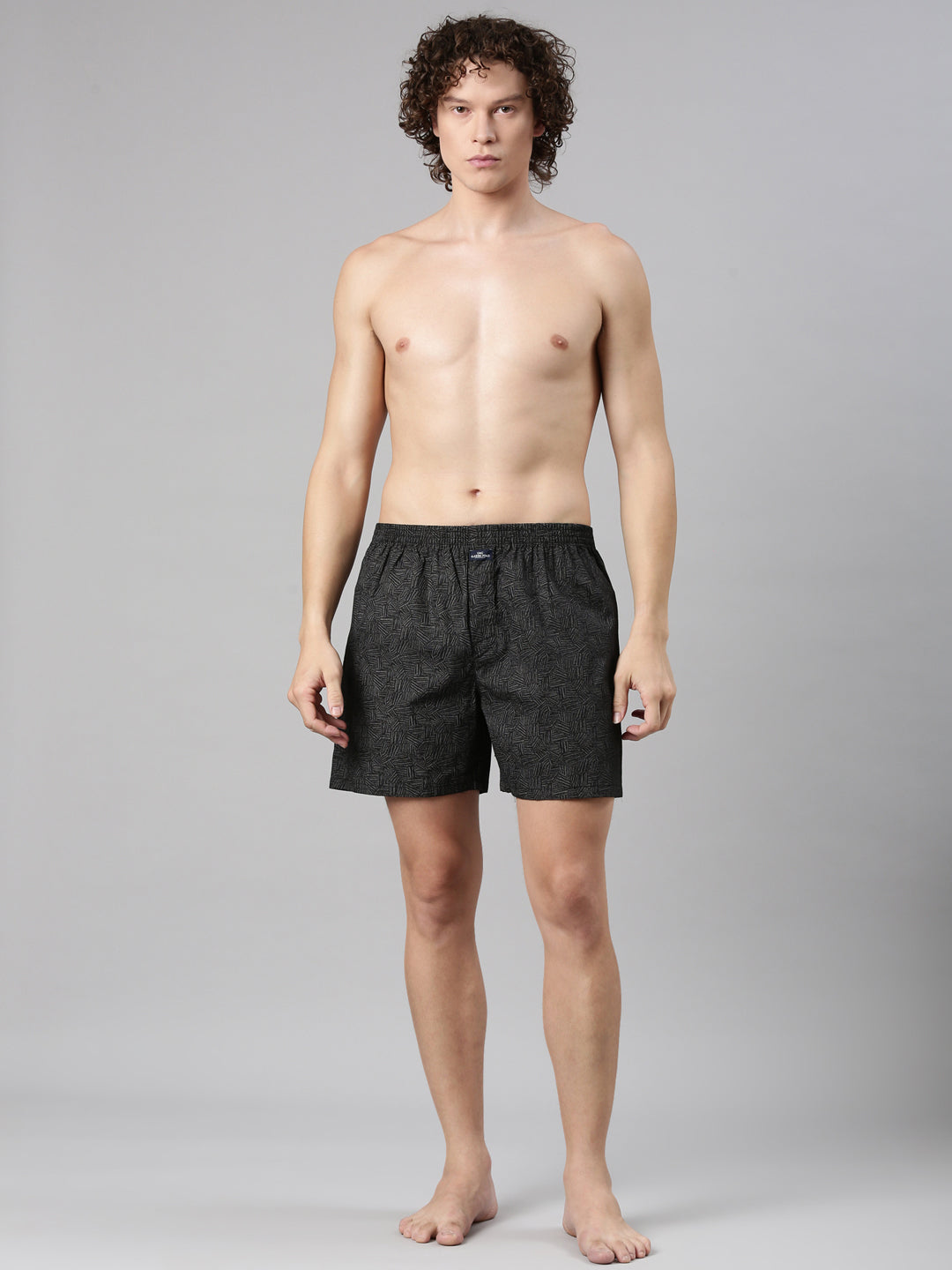 Classic Polo Men's All-Over Print Slim Fit Cotton Boxer Shorts Pack Of 2 | BXT-113-PRT-PRT