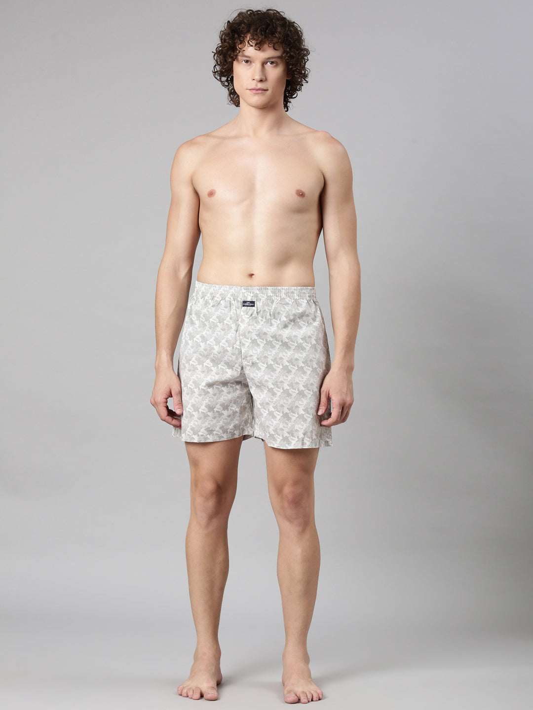 Classic Polo Men's All-Over Print Slim Fit Cotton Boxer Shorts Pack Of 2 | BXT-93-PRT-PRT