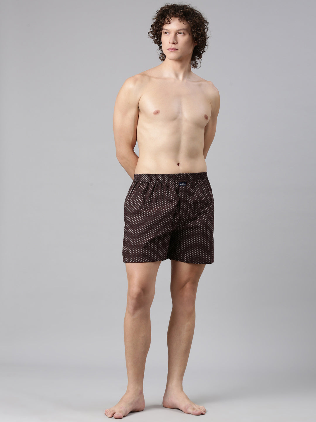 Classic Polo Men's All-Over Print/Solid Slim Fit Cotton Boxer Shorts Pack Of 2 | BXT-59-PRT-SLD