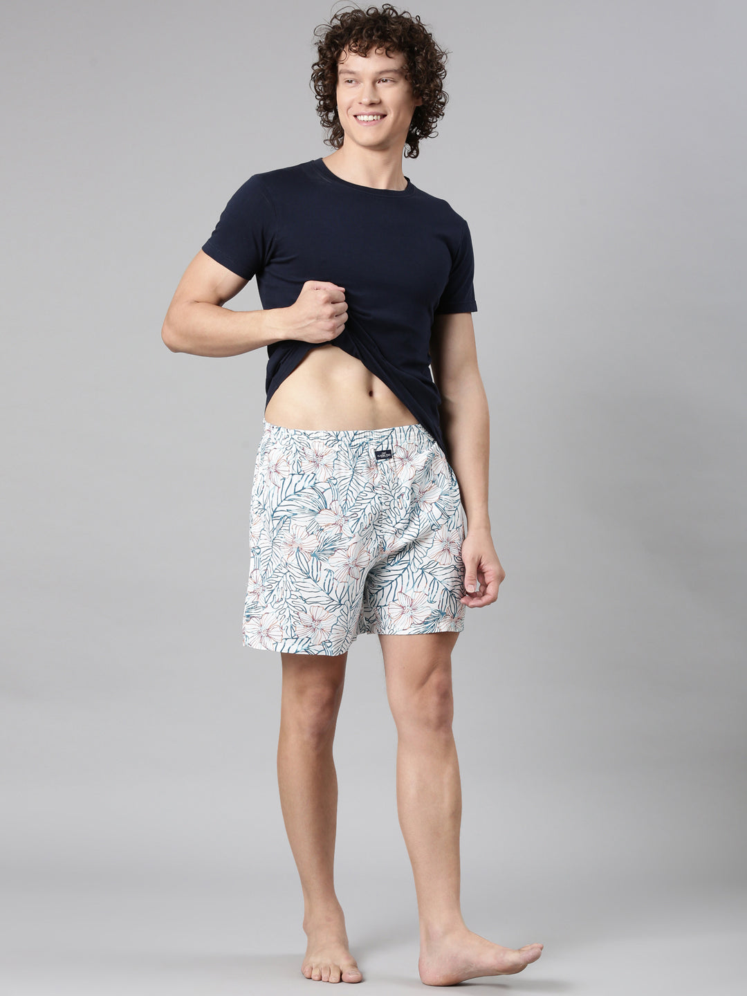 Classic Polo Men's All-Over Print Slim Fit Cotton Boxer Shorts Pack Of 2 | BXT-106-PRT-PRT