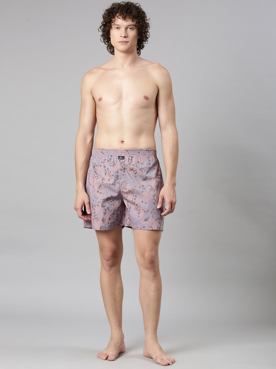 Classic Polo Men's All-Over Print Slim Fit Cotton Boxer Shorts Pack Of 2 | BXT-115-PRT-PRT