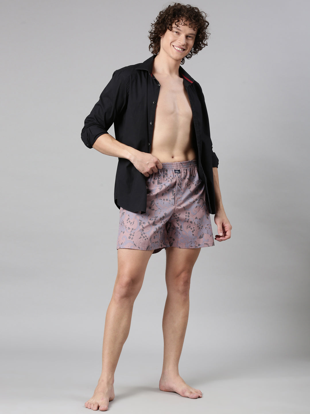 Classic Polo Men's All-Over Print Slim Fit Cotton Boxer Shorts Pack Of 2 | BXT-115-PRT-PRT