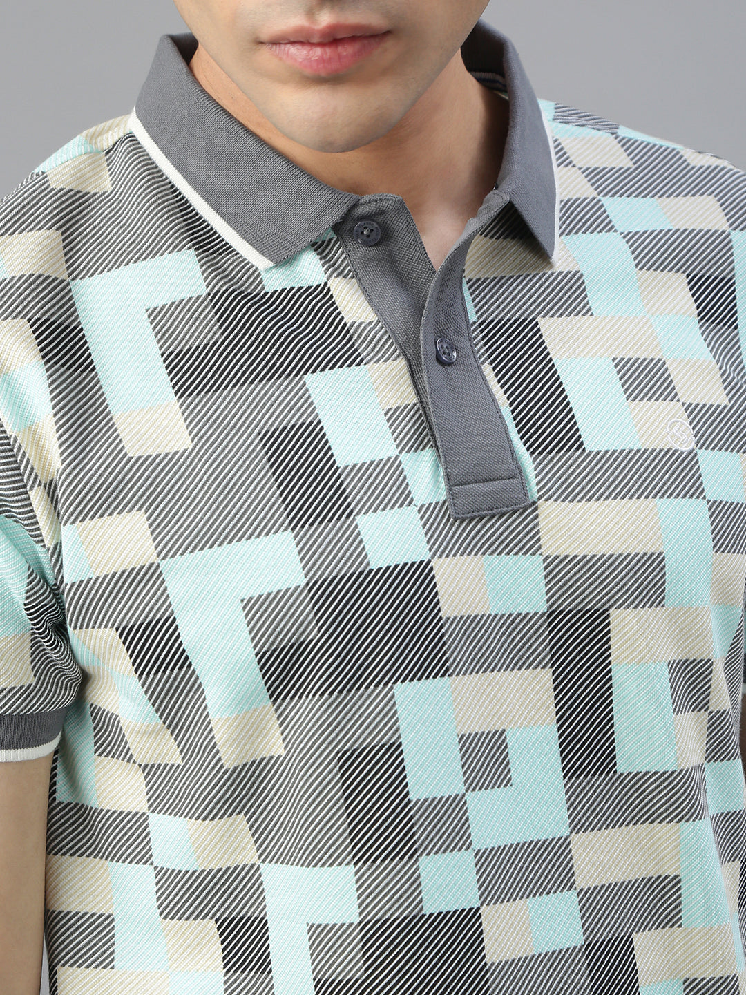 Classic Polo Men's Half Sleeve Multicolor Polo Neck Slim Fit All Over Print T-Shirt||GEN-X-POLO 31 A SF P