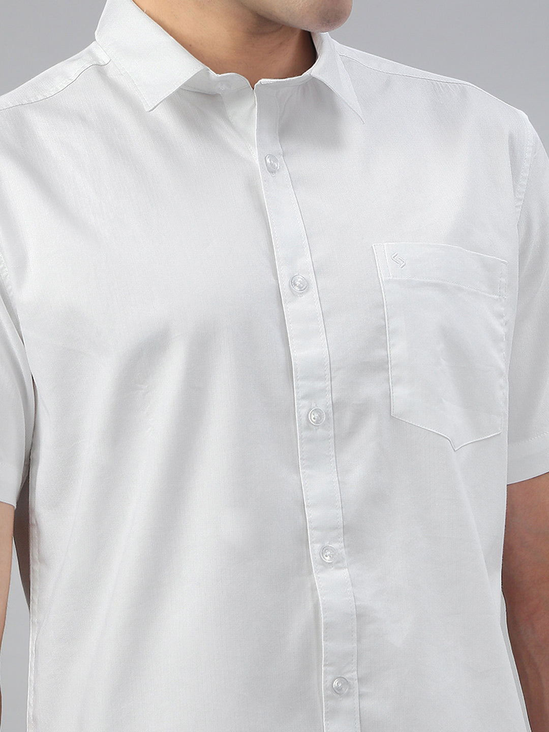 Classic Polo Men's Half Sleeve White Polo Neck Slim Fit Solid Shirt||SQ1-CL-61 A-HS-SLD-SF