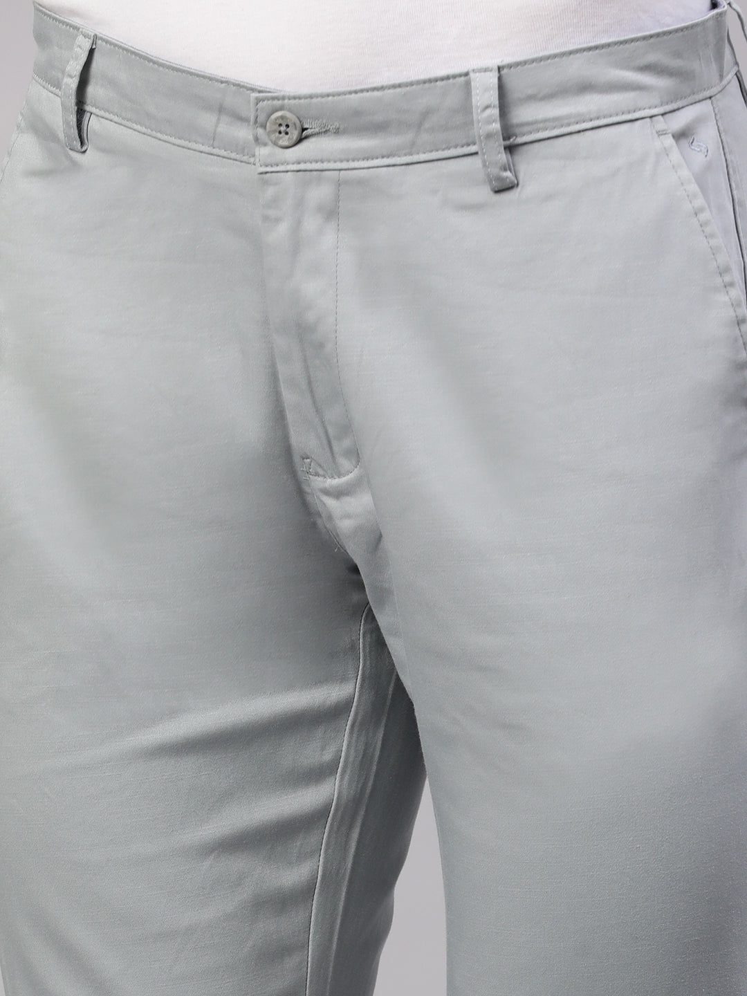 Classic Polo Men's Lt.Blue Moderate Fit Solid Trouser||TQ1-CL-29 A-BLU-MF-LY