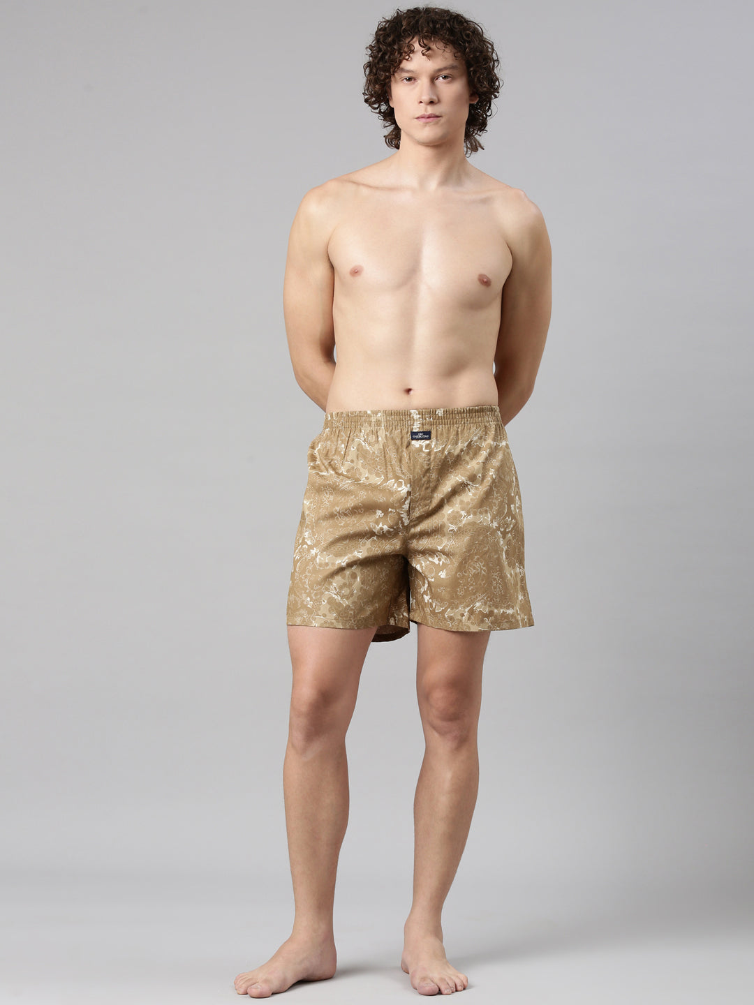Classic Polo Men's All-Over Print Slim Fit Cotton Boxer Shorts Pack Of 2 | BXT-124-PRT-PRT