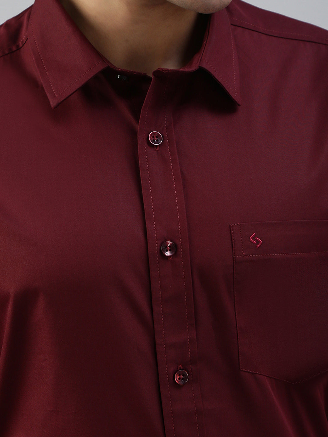Classic Polo Men's Full Sleeve Burgundy Polo Neck Slim Fit Solid Shirt||TOY-NEXGEN-MAROON SF FS