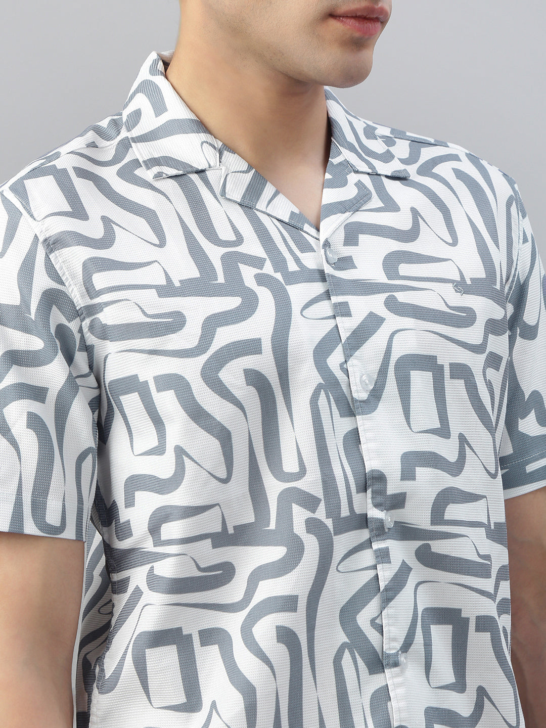 Classic Polo Men's Half Sleeve Multicolor Polo Neck Slim Fit All Over Print Shirt||SQ1-GN-27 A-HS-PRT-SF