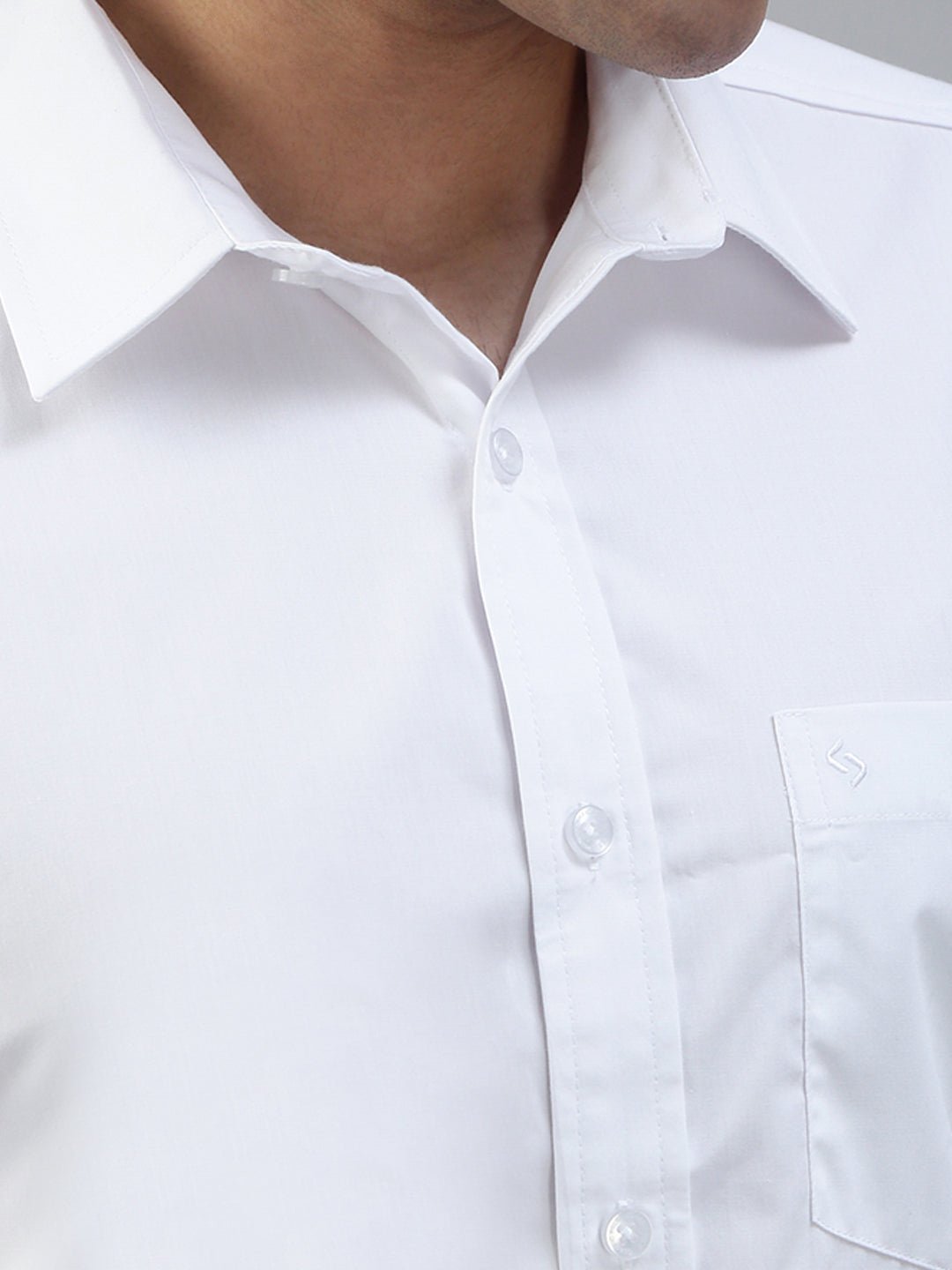 Classic Polo Men's Half Sleeve White Polo Neck Slim Fit Solid Shirt||TOY-NEXGEN-WHITE SF HS