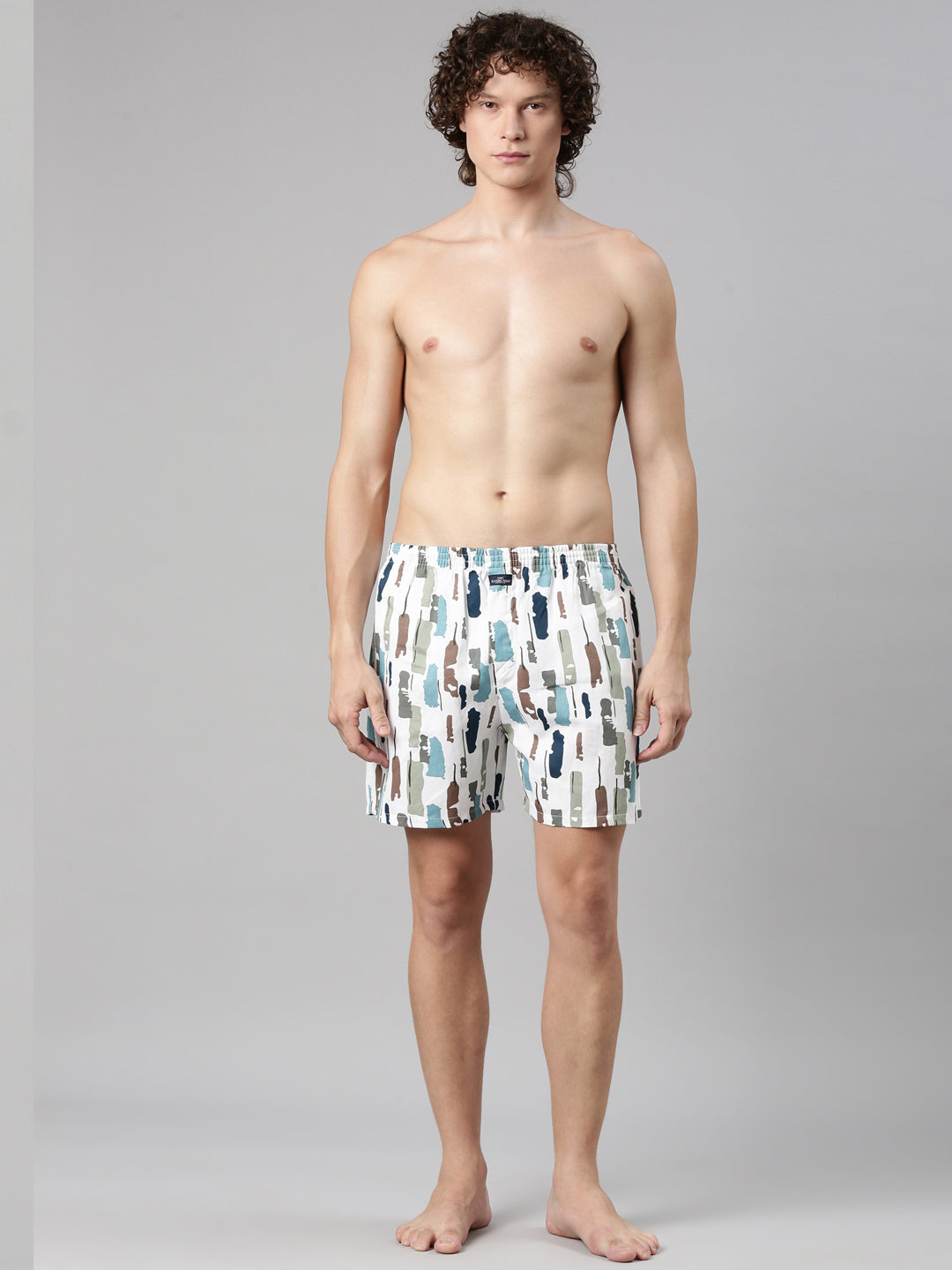 Classic Polo Men's All-Over Print Slim Fit Cotton Boxer Shorts Pack Of 2 | BXT-125-PRT-PRT