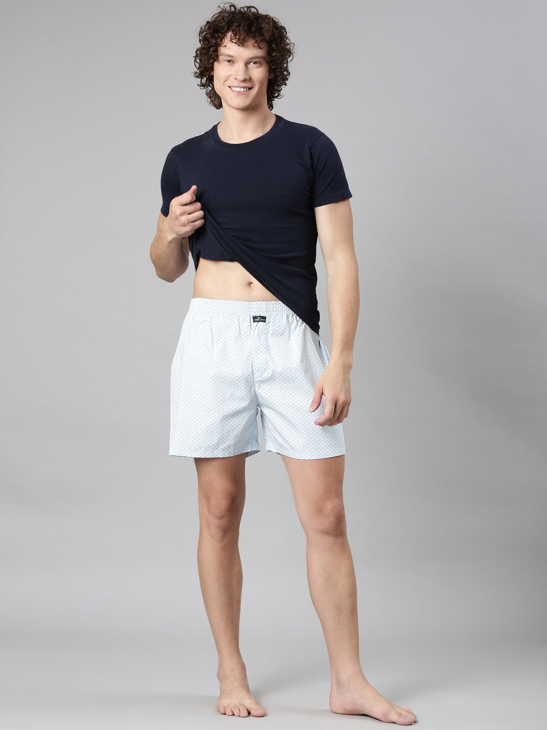 Classic Polo Men's All-Over Print Slim Fit Cotton Boxer Shorts Pack Of 2 | BXT-117-PRT-PRT