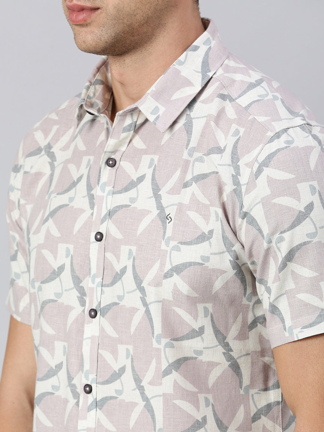 Classic Polo Men's Half Sleeve Multicolor Slim Fit Printed Casual Shirt | SP2-EL-15 A-HS-PRT-SF