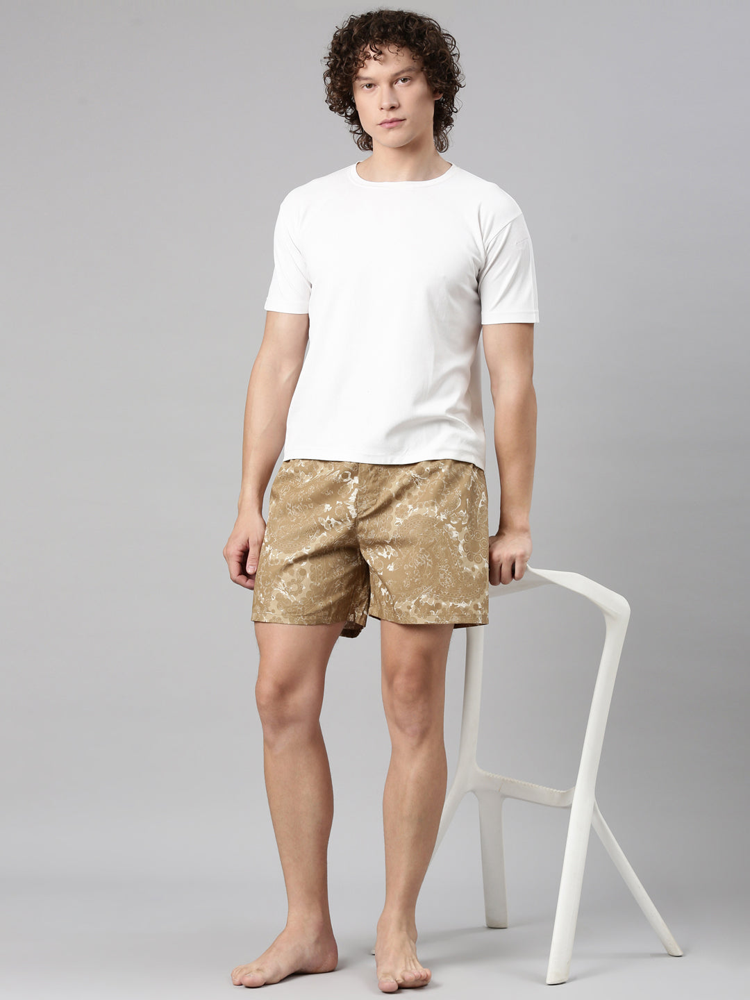 Classic Polo Men's All-Over Print Slim Fit Cotton Boxer Shorts Pack Of 2 | BXT-124-PRT-PRT