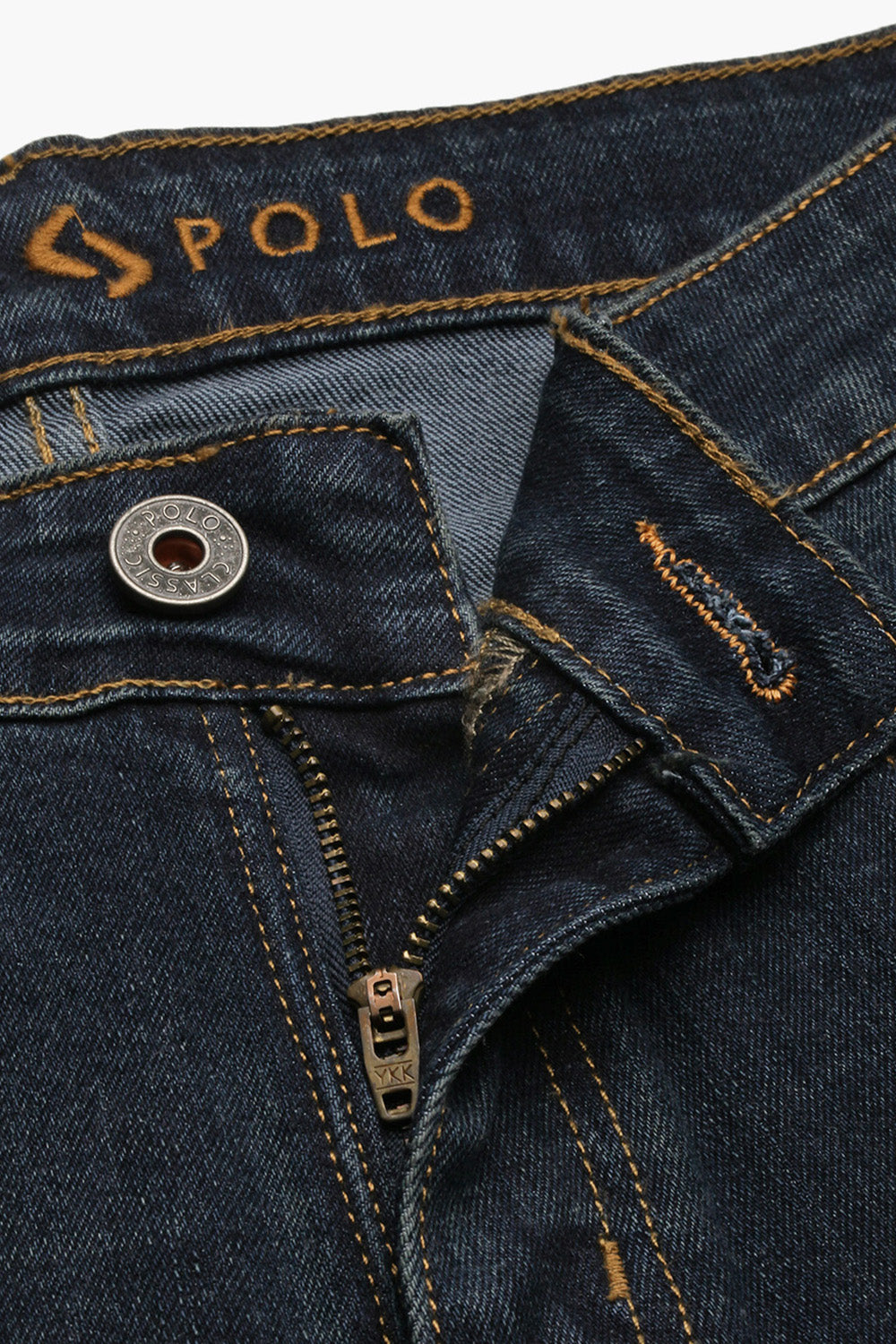 Classic Polo Men's Dark Navy Slim Fit Solid Denim | CPDO2-15 DNVY-SF-LY-N