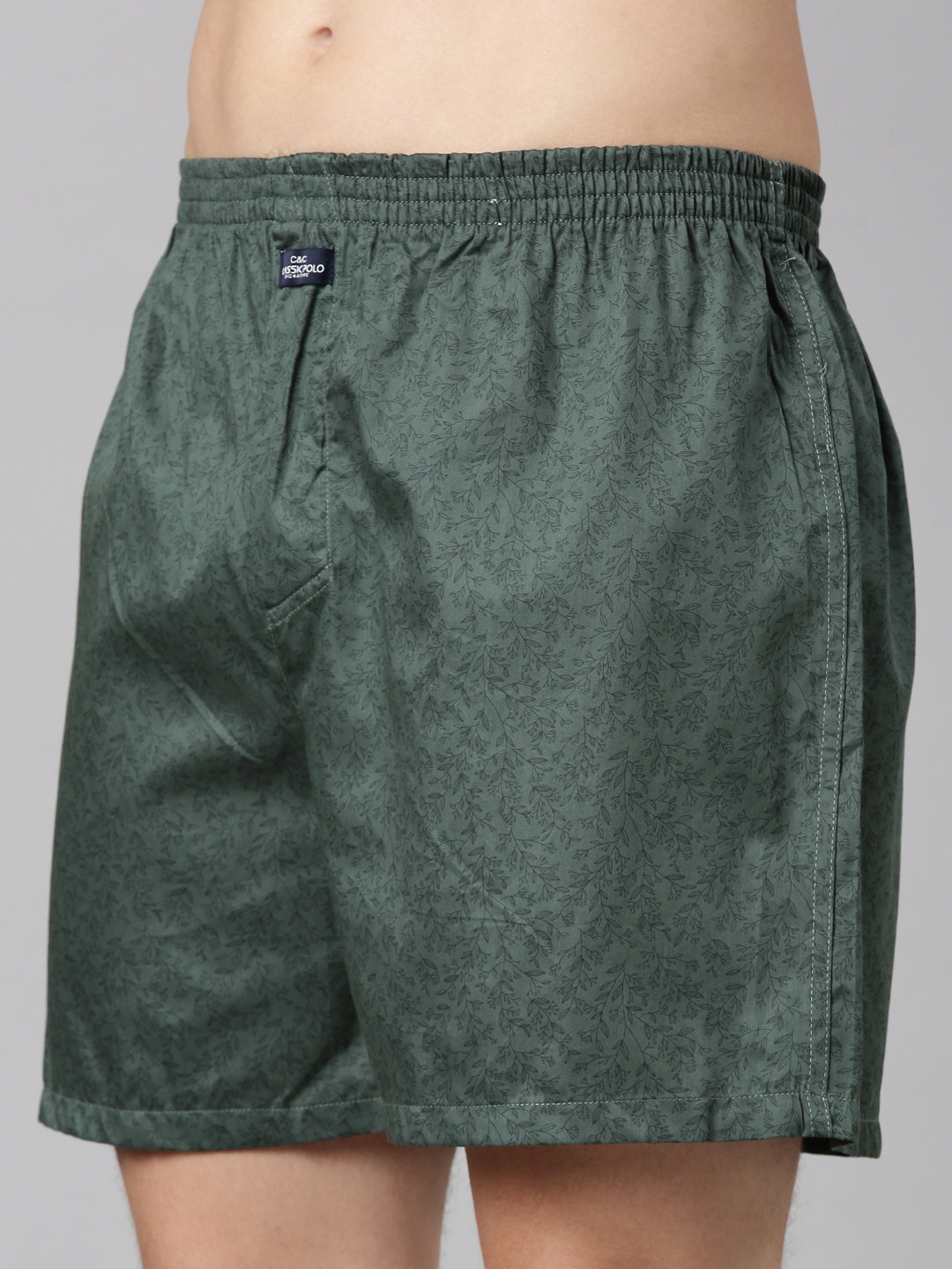 Classic Polo Men's All-Over Print/Solid Slim Fit Cotton Boxer Shorts Pack Of 2 | BXT-98-PRT-SLD