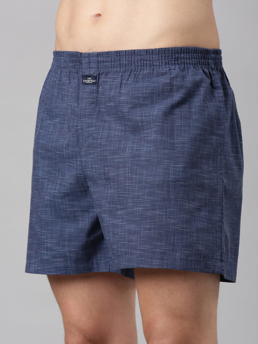 Classic Polo Men's All-Over Print/Solid Slim Fit Cotton Boxer Shorts Pack Of 2 | BXT-126-PRT-SLD