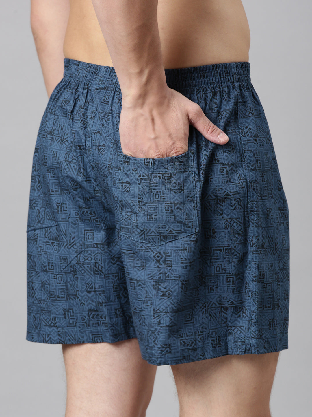 Classic Polo Men's All-Over Print Slim Fit Cotton Boxer Shorts Pack Of 2 | BXT-114-PRT-PRT