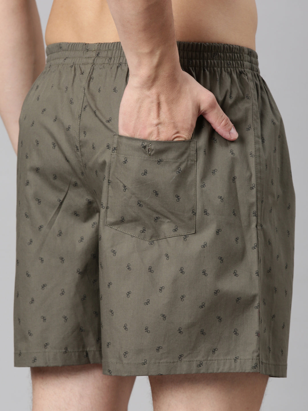 Classic Polo Men's Solid/All-Over Print Slim Fit Cotton Boxer Shorts Pack Of 2 | BXT-91-SLD-PRT