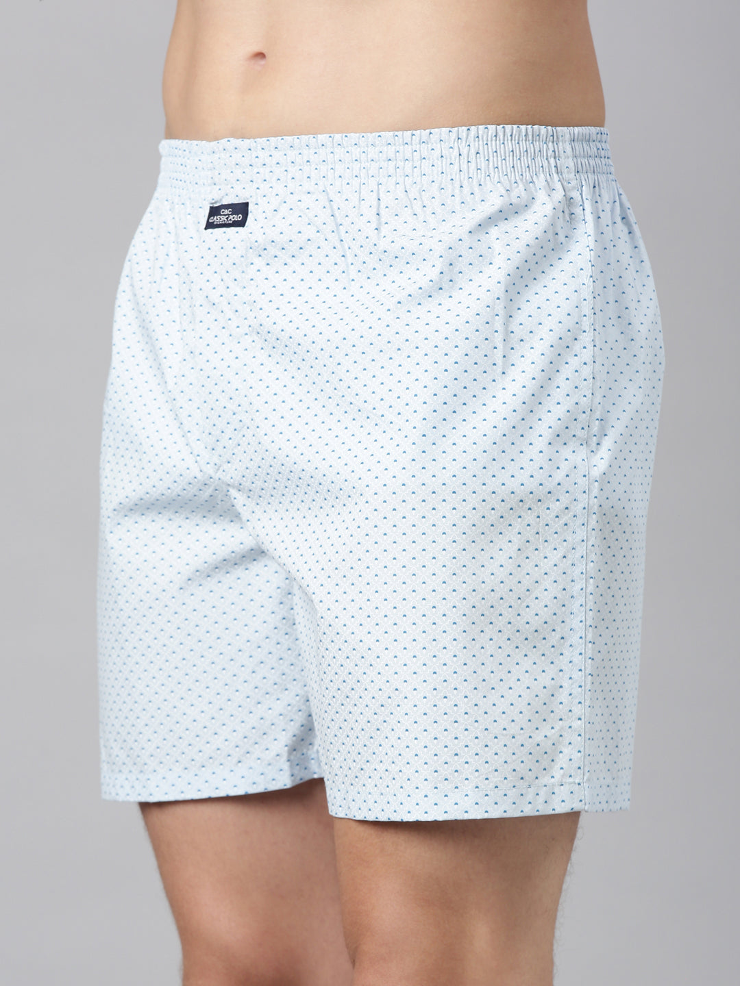 Classic Polo Men's All-Over Print Slim Fit Cotton Boxer Shorts Pack Of 2 | BXT-99-PRT-PRT