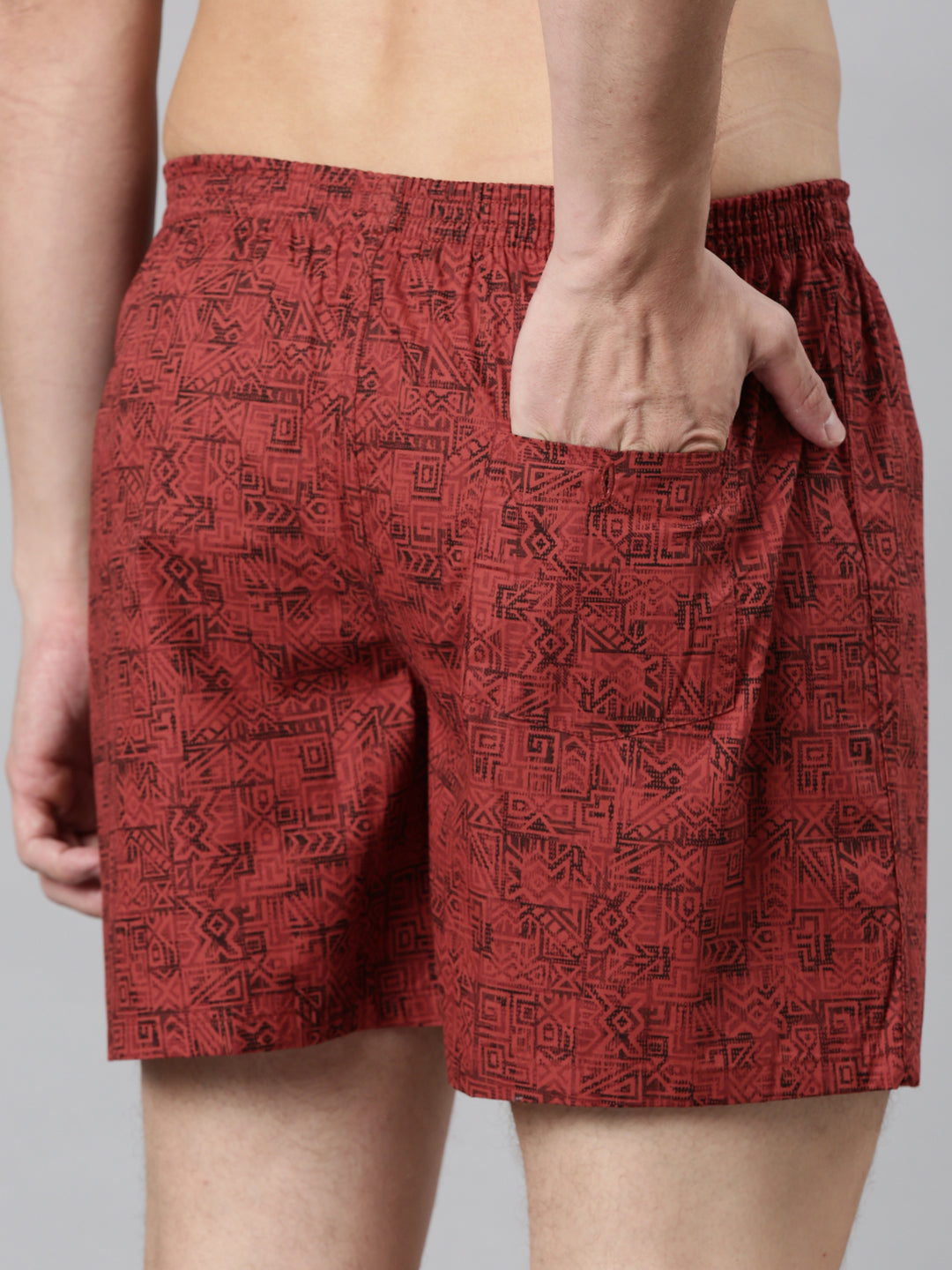 Classic Polo Men's All-Over Print Slim Fit Cotton Boxer Shorts Pack Of 2 | BXT-112-PRT-PRT