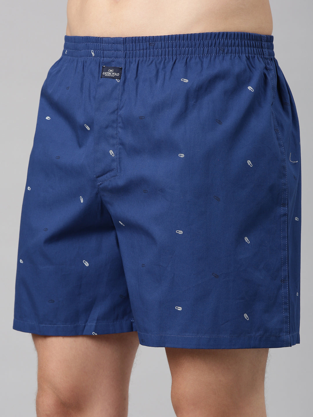 Classic Polo Men's All-Over Print Slim Fit Cotton Boxer Shorts Pack Of 2 | BXT-107-PRT-PRT