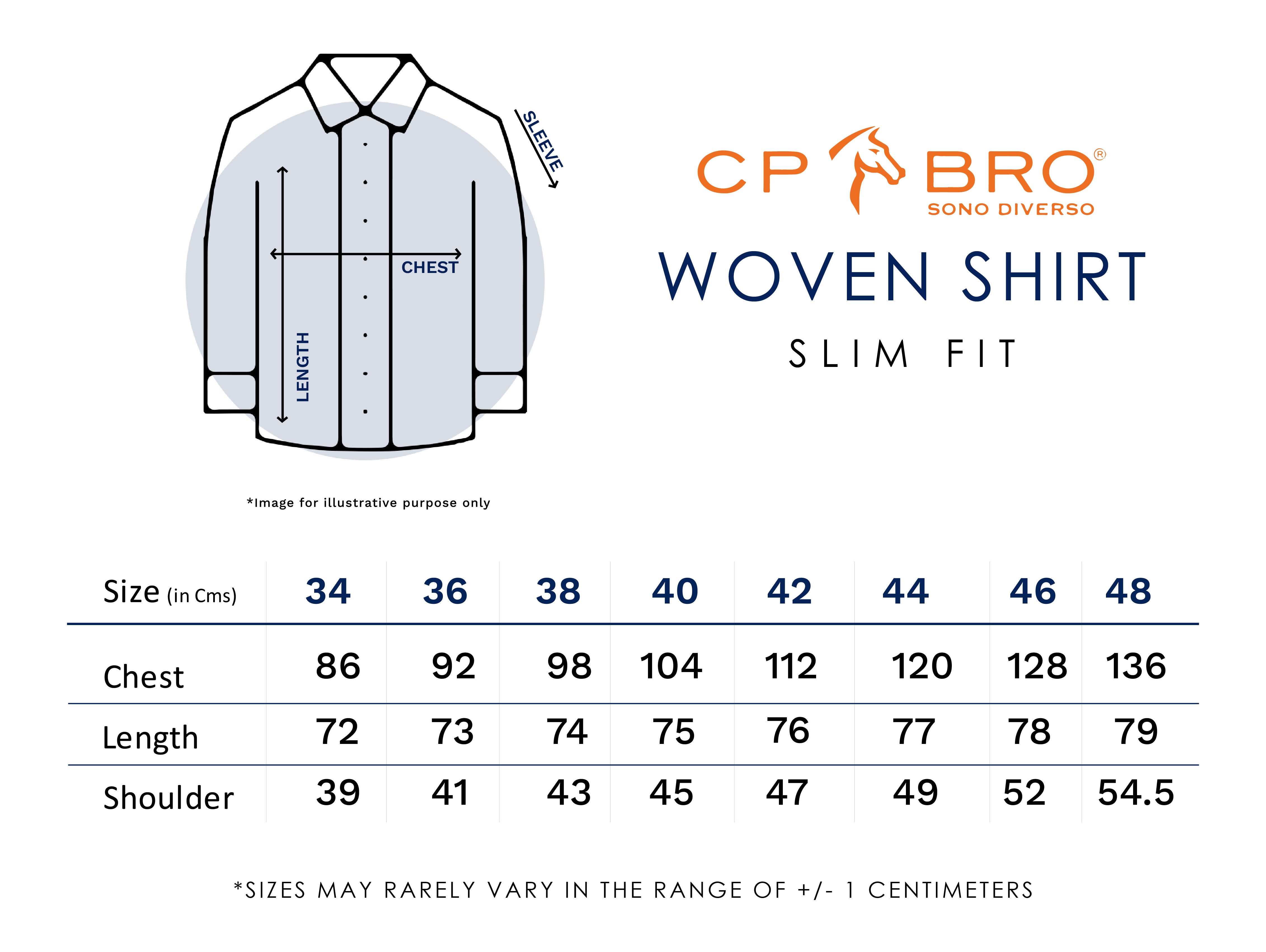 CP BRO Men's Slim Fit Woven Shirt (SBO1-28 B-FS-CHK-BSL_Light