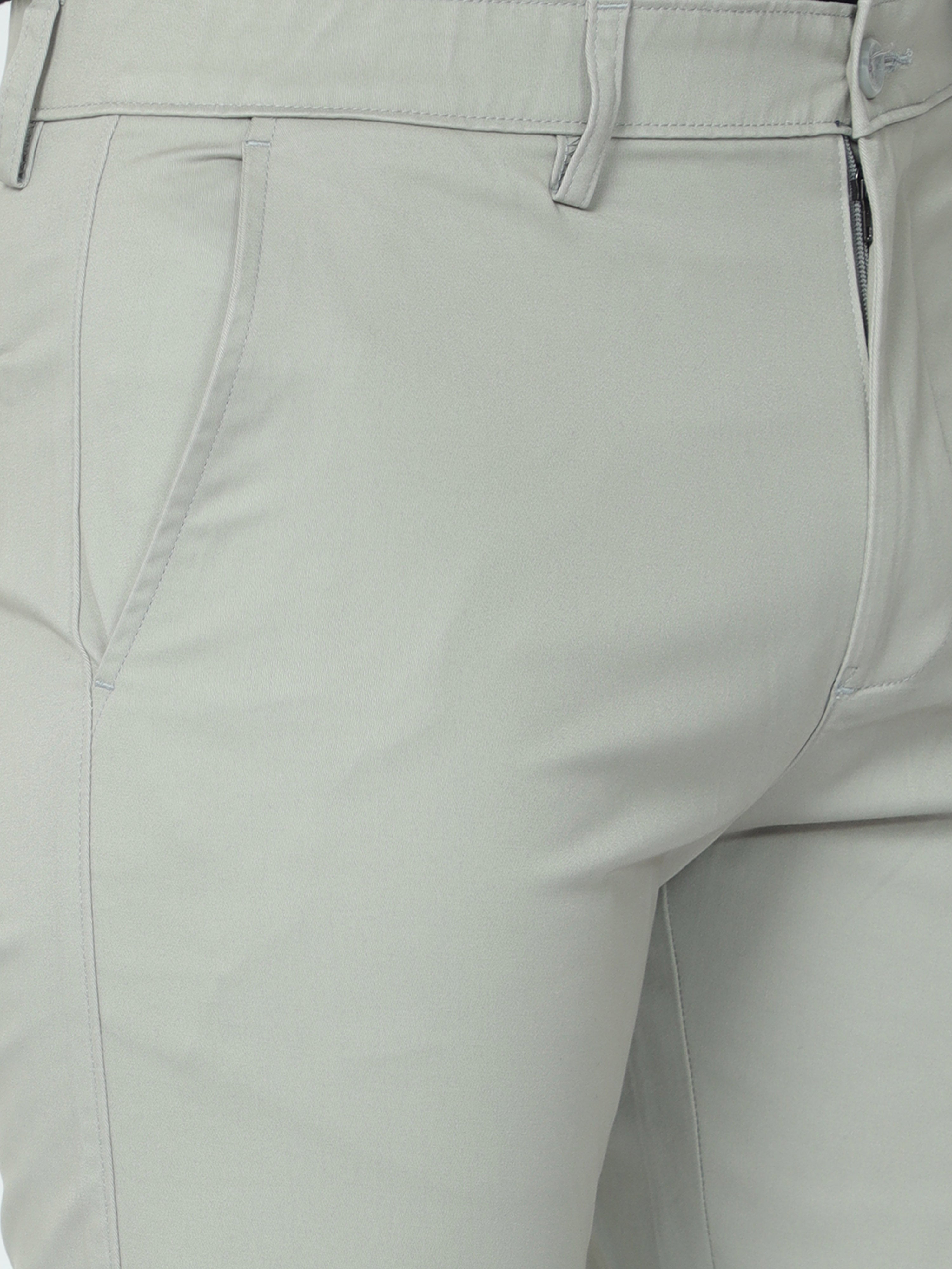 Classic Polo Mens Moderate Fit Solid Beige Color Trousers | To2-17 A-Pis-Mf-Ly