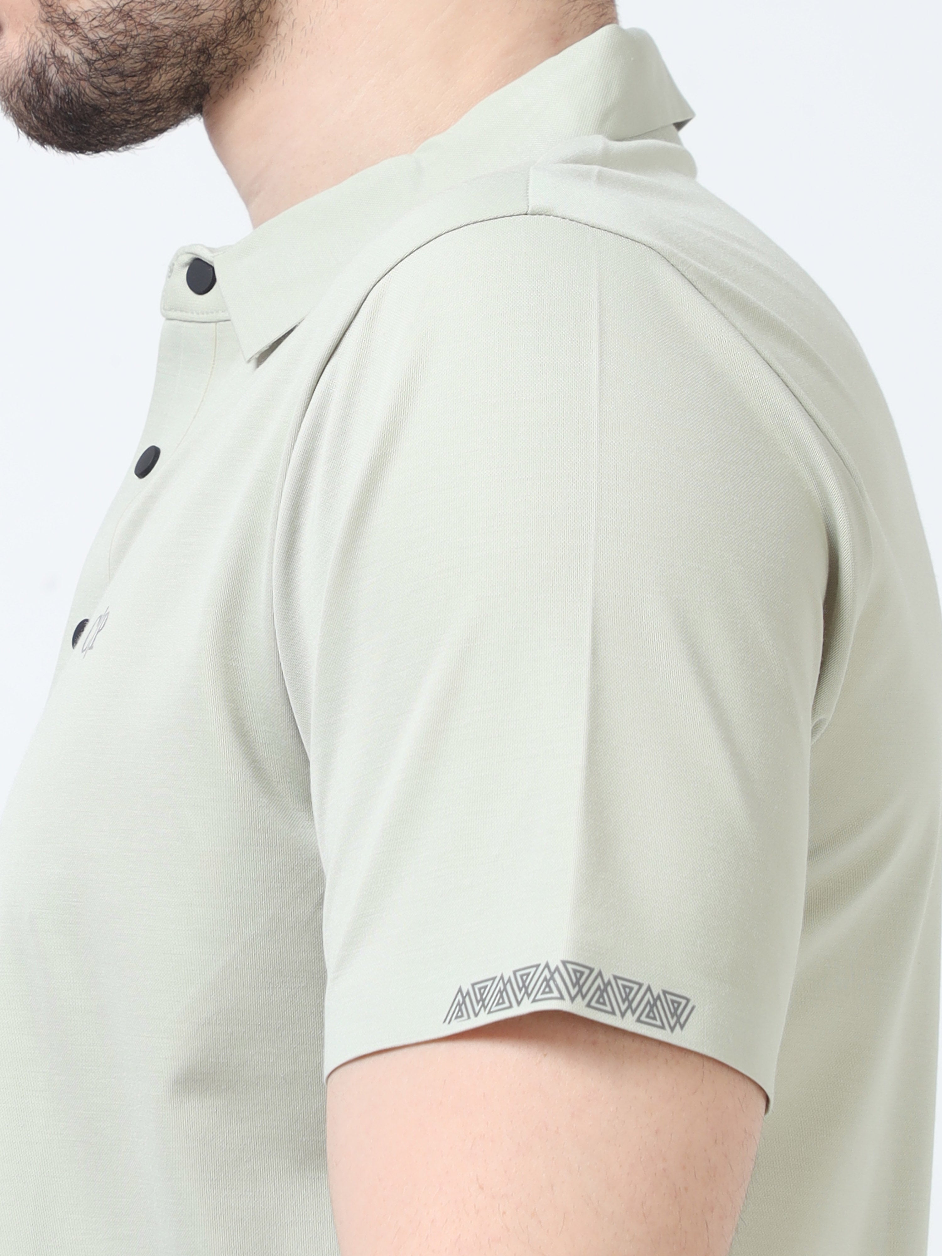 Classic Polo Men's Cotton Half Sleeve Solid Slim Fit Polo Neck Green Color T-Shirt | Unico - 91 A