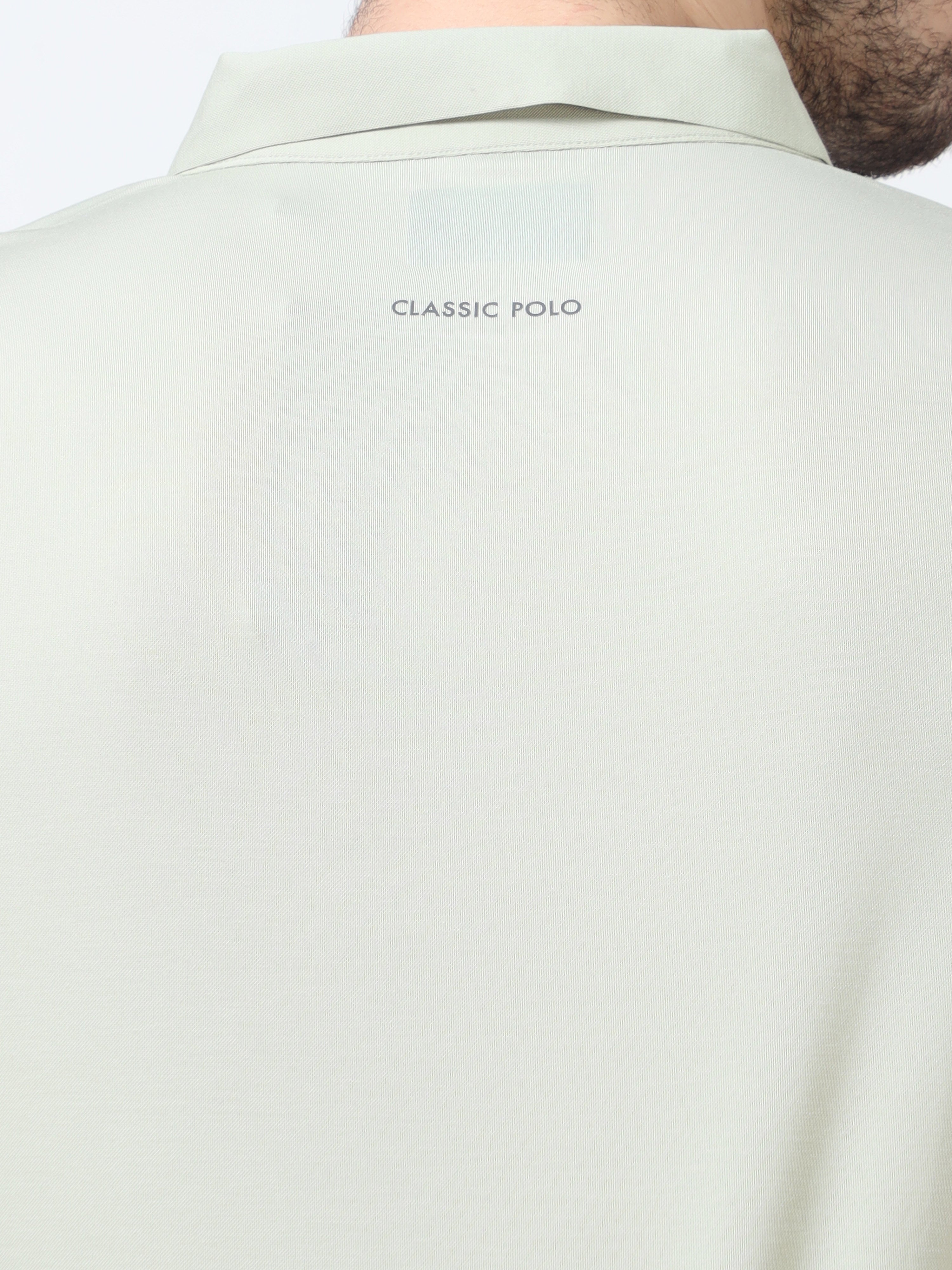 Classic Polo Men's Cotton Half Sleeve Solid Slim Fit Polo Neck Green Color T-Shirt | Unico - 91 A