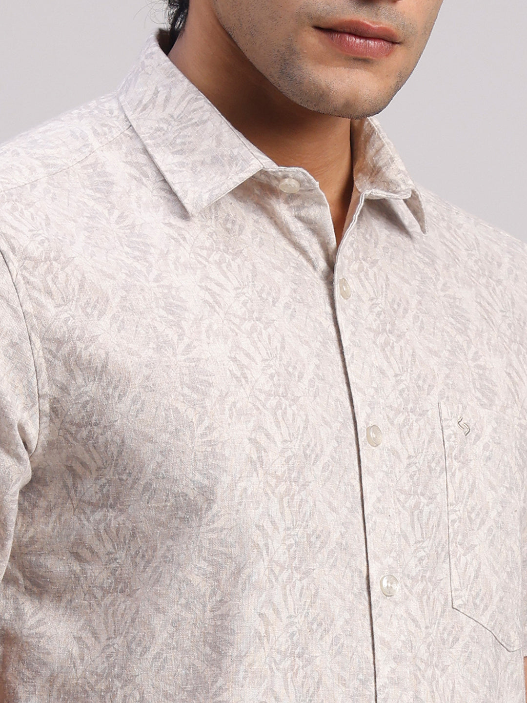 Classic Polo Men's Half Sleeve Multicolor Polo Neck Slim Fit All-Over Print Cotton Casual Shirt | SR1-EL-07 A-HS-PRT-SF