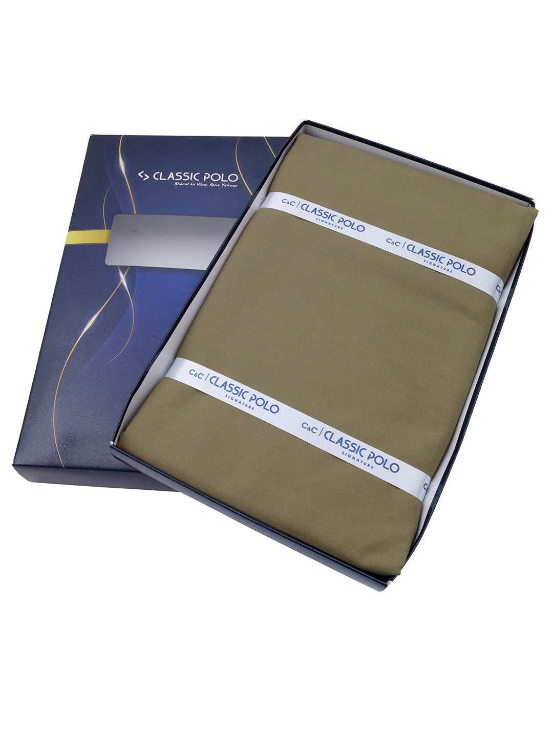 Classic Polo Pan India Police Dark Khaki Uniform Fabric 3.5 Mtr