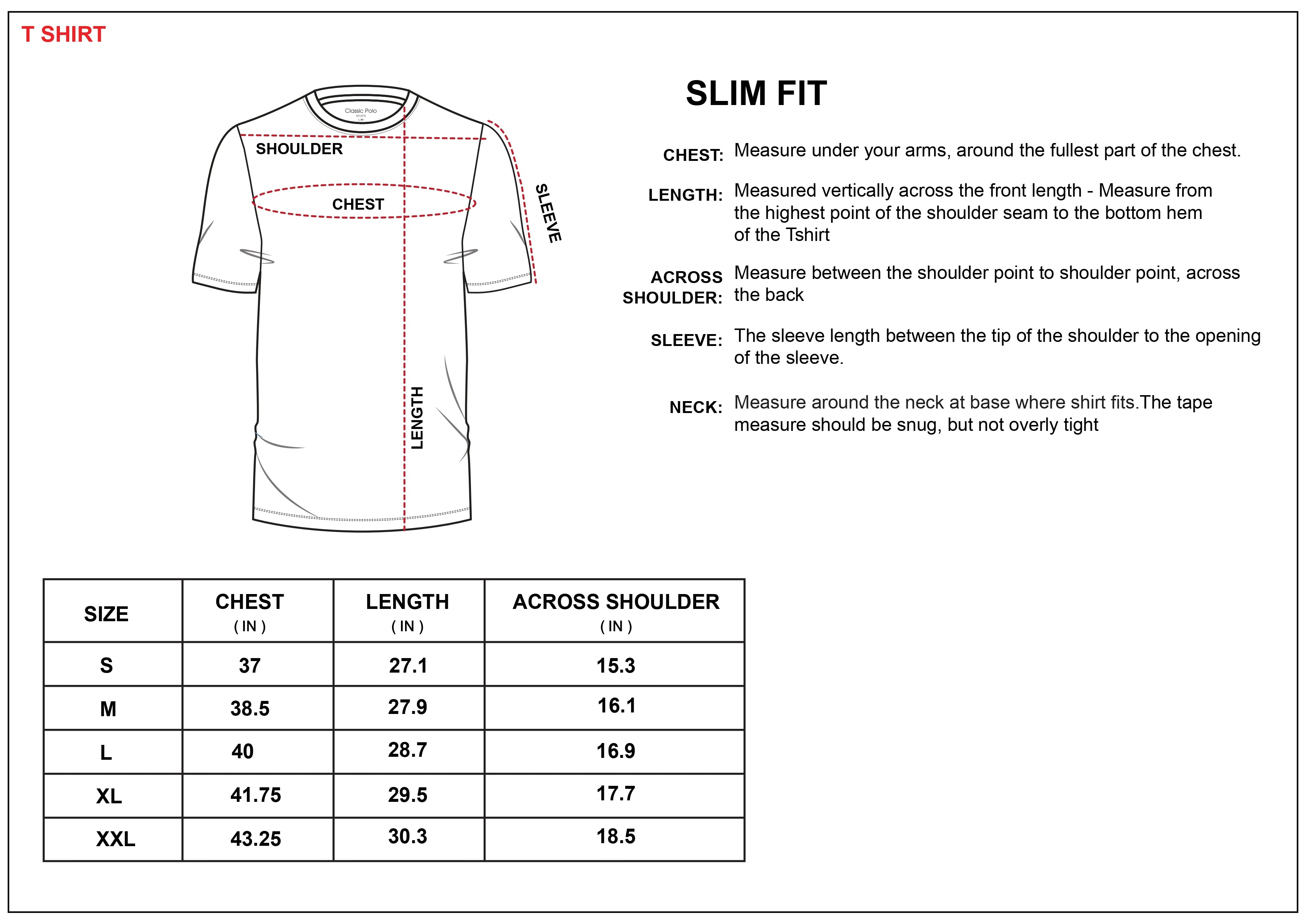 Classic Polo Men's Round Neck Polyester Blue Slim Fit Active Wear T-Shirt | GENX-CREW 19A SF C