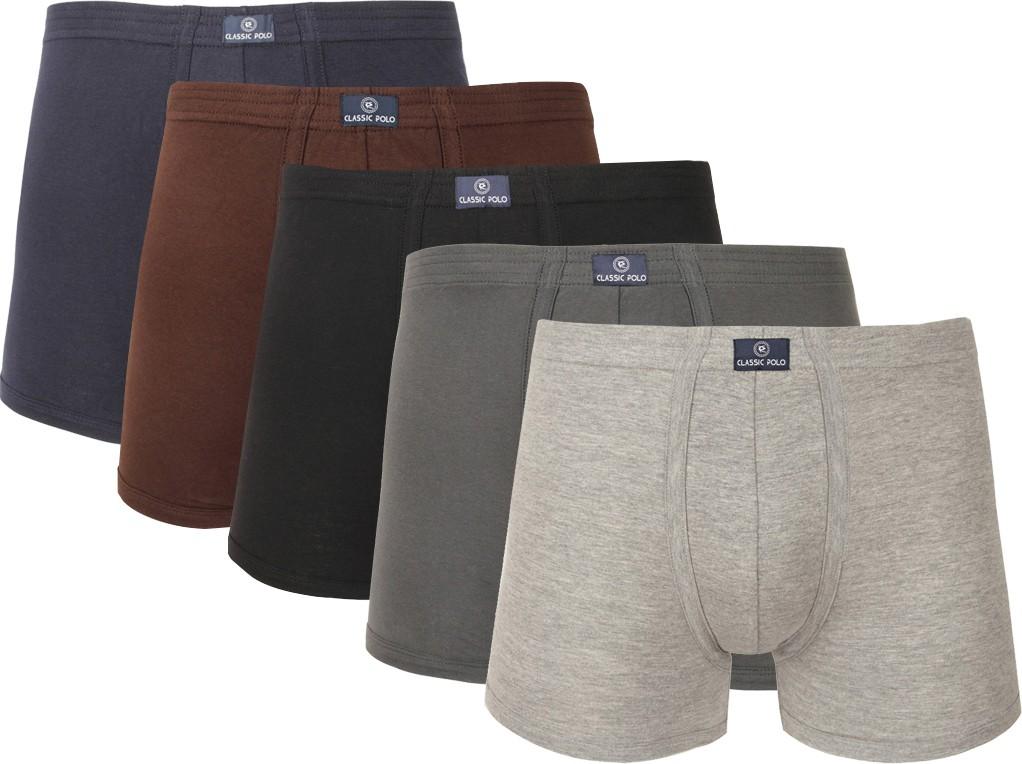 Men's Trunk Assorted Colours Pack of 5 -Skon - Classic Polo