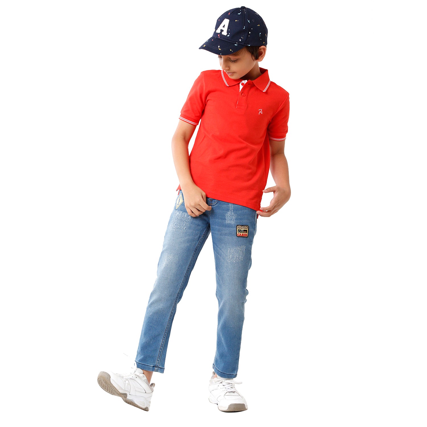 Classic Polo Bro Boys Solid Slim Fit Light Blue Color Denim Jeans - BBD S1 02A Jeans Classic Polo 