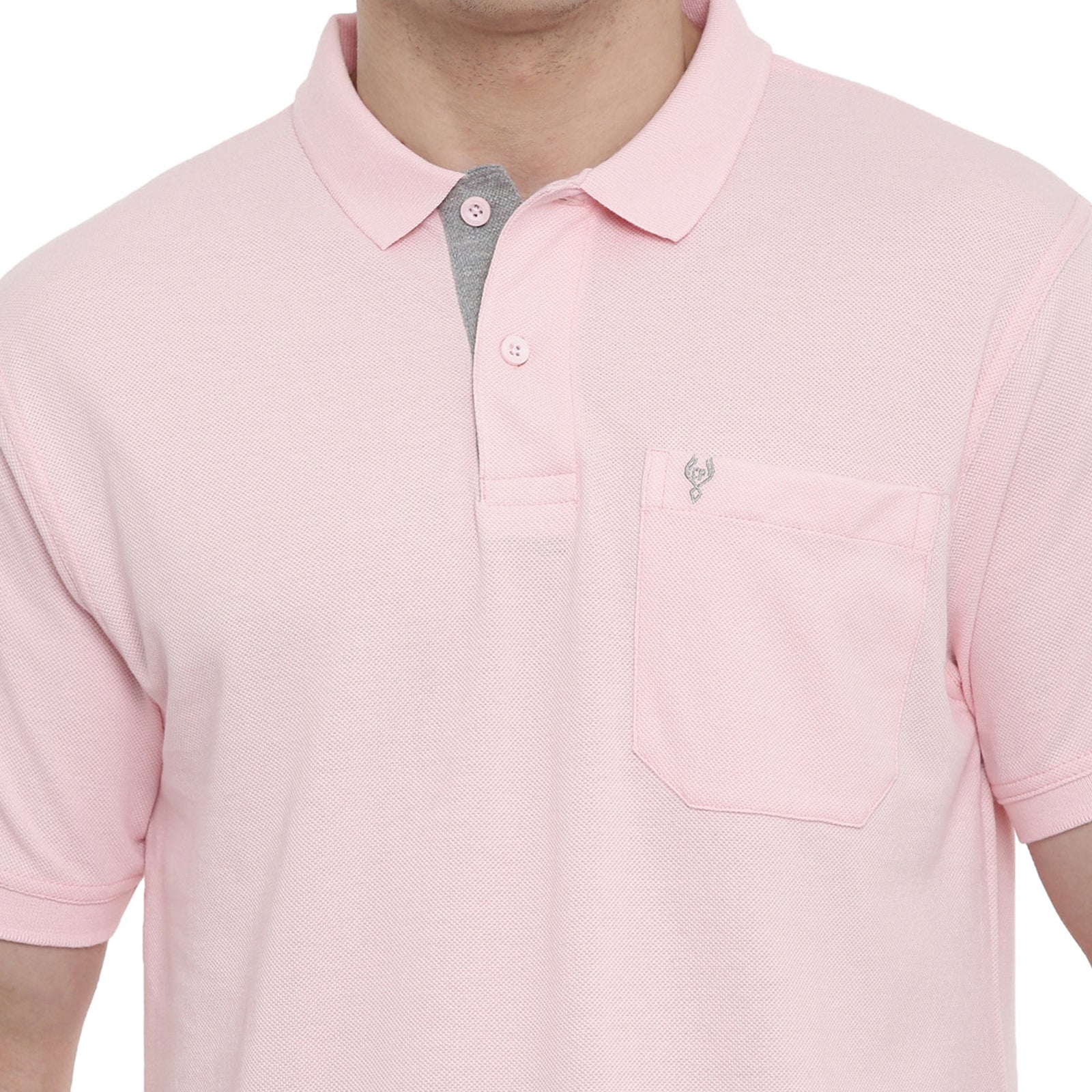 Men's Pink Polo Authentic Fit T-Shirt - 4SSN 216 T-shirt Classic Polo 