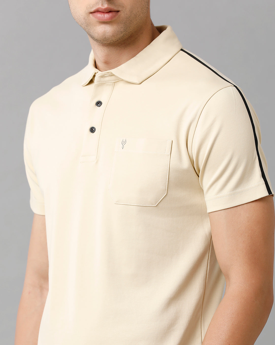 Classic Polo Mens Cotton Solid Half Sleeve Slim Fit Polo Neck Yellow Color T-Shirt | Prm 740 C