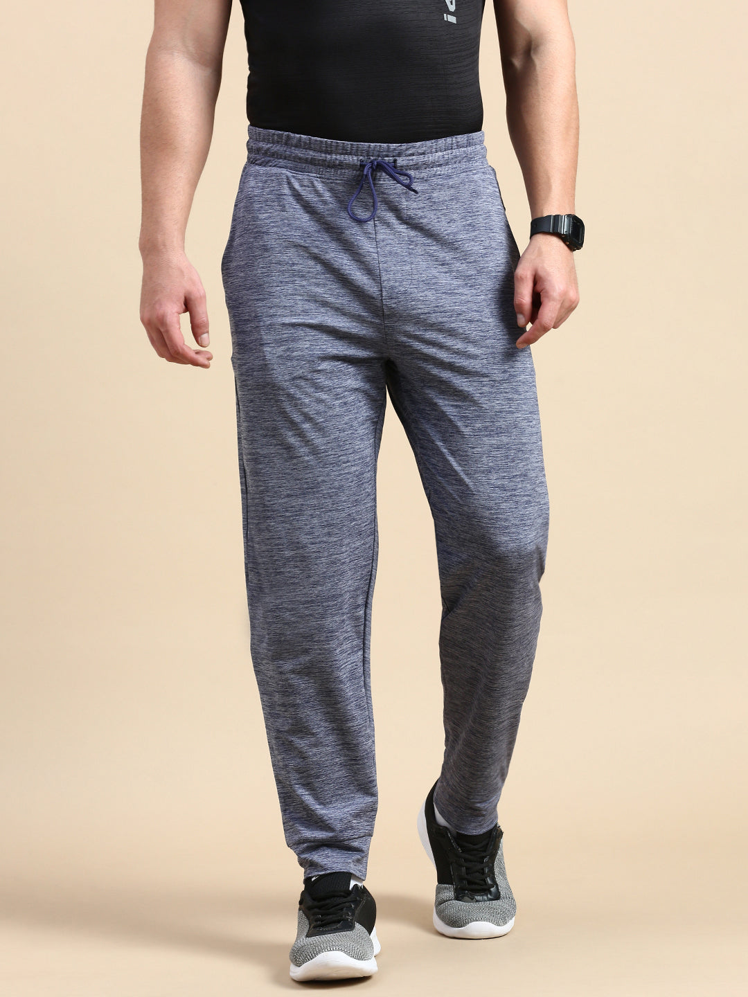 Classic Polo Men's Bottom Polyester Grey Slim Fit Active Wear Track Pants | GEN-X-TP-03 C