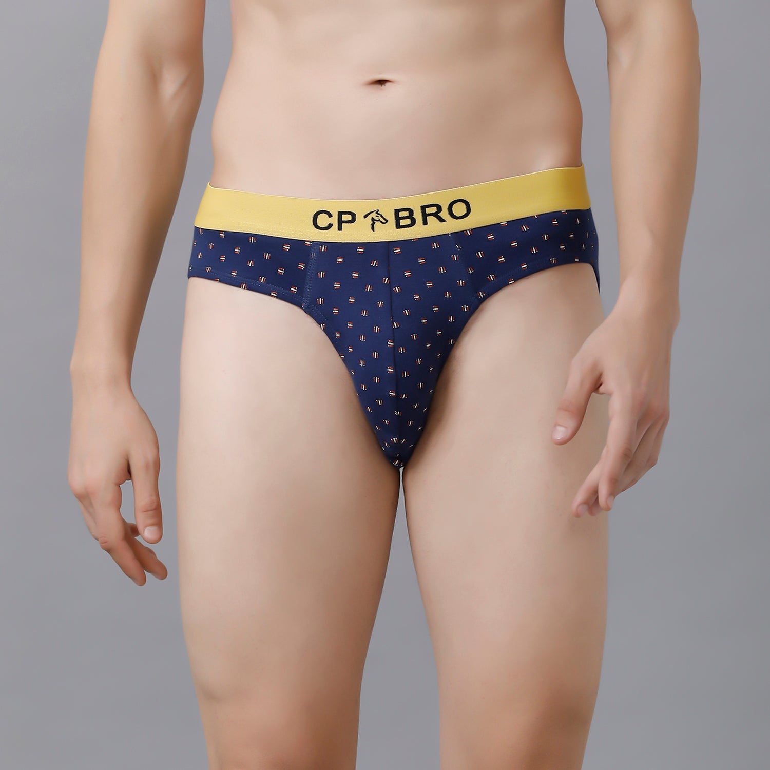 CP BRO Trunks : Buy CP BRO Printed Trunks with Exposed Waistband Value -  Grey & Grey Leaf (Pack of 2) Online