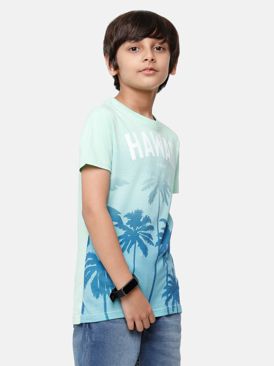 CP Boys White Slim Fit Round Neck T-Shirt T-shirt Classic Polo 