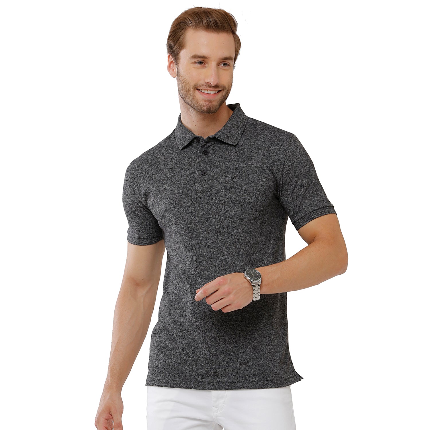 Classic polo Men's Brown Trendy Grindle Polo Half Sleeve Slim Fit T-Shirt - Proten Brown T-shirt Classic Polo 
