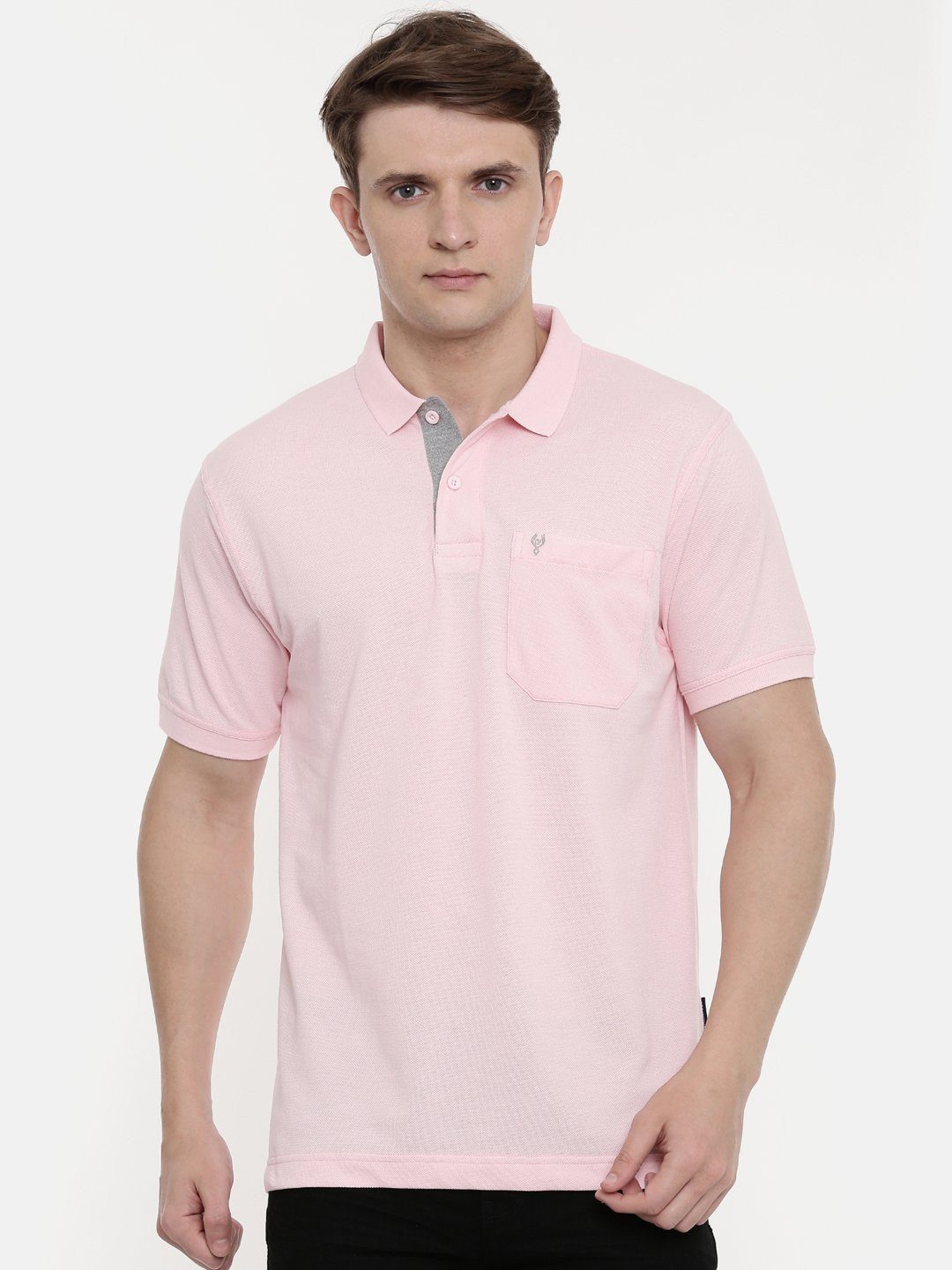 Men's Pink Polo Authentic Fit T-Shirt T-shirt Classic Polo 