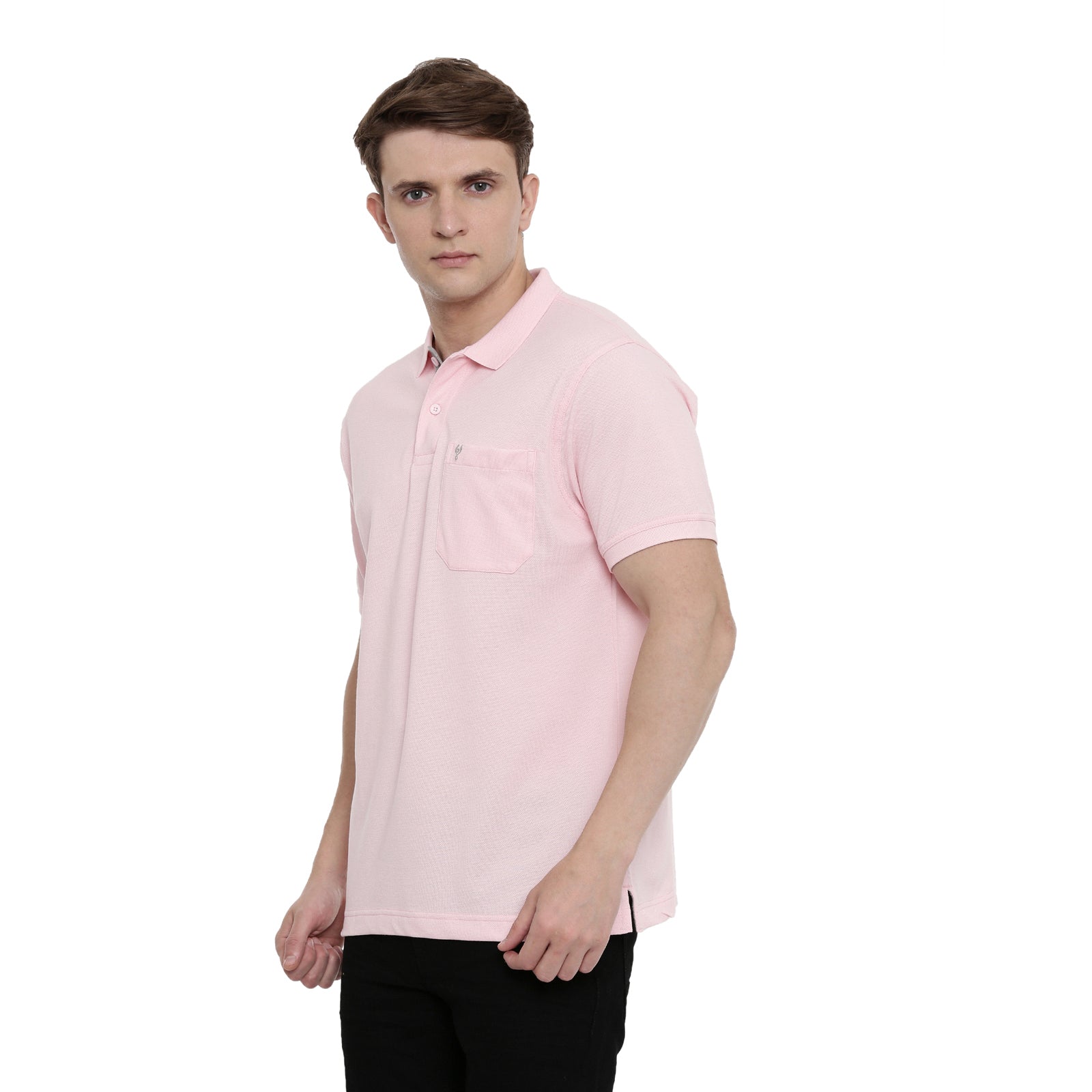 Men's Pink Polo Authentic Fit T-Shirt - 4SSN 216 T-shirt Classic Polo 
