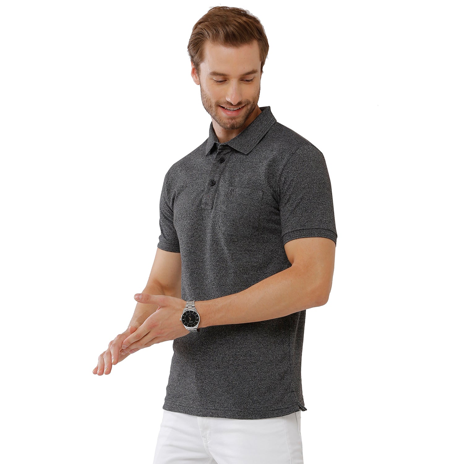 Classic polo Men's Brown Trendy Grindle Polo Half Sleeve Slim Fit T-Shirt - Proten Brown T-shirt Classic Polo 